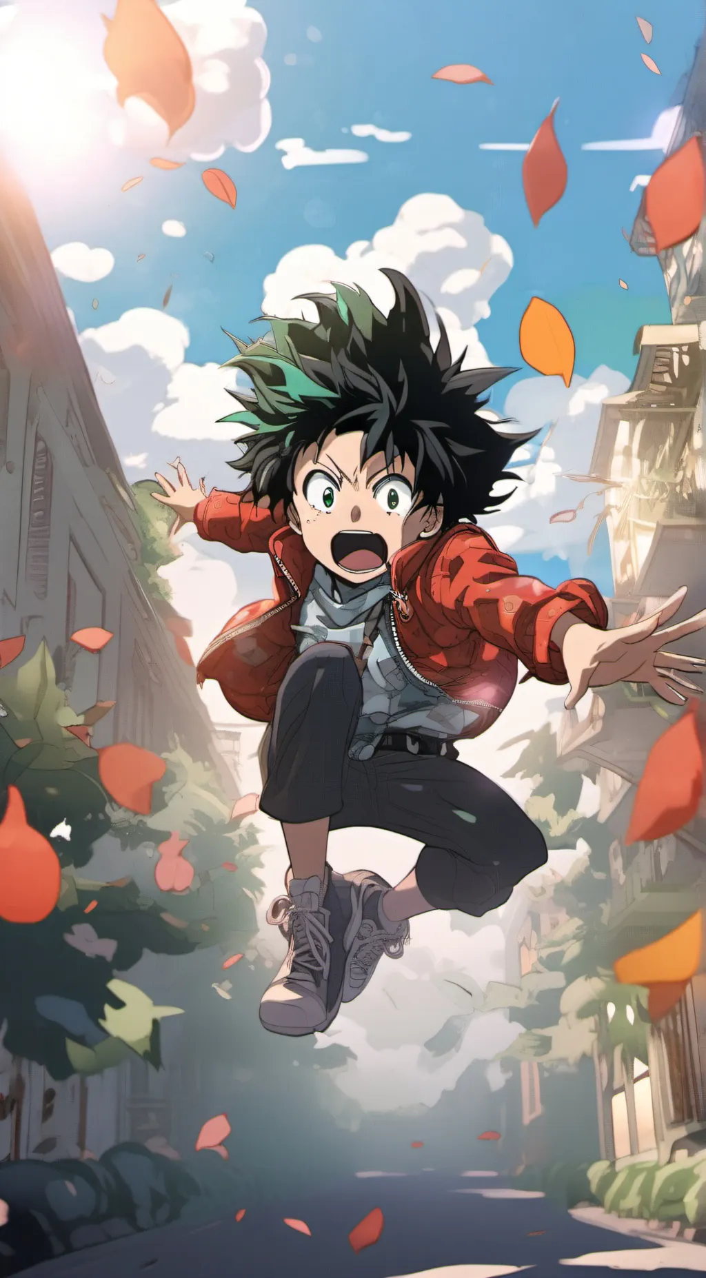 ai character: !girl deku! background