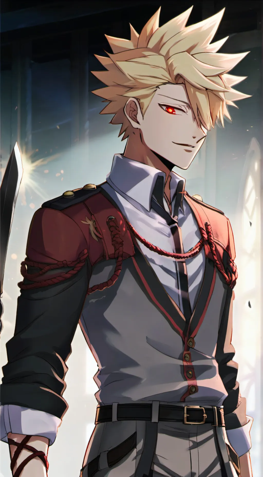 ai character: Villain Bakugo background