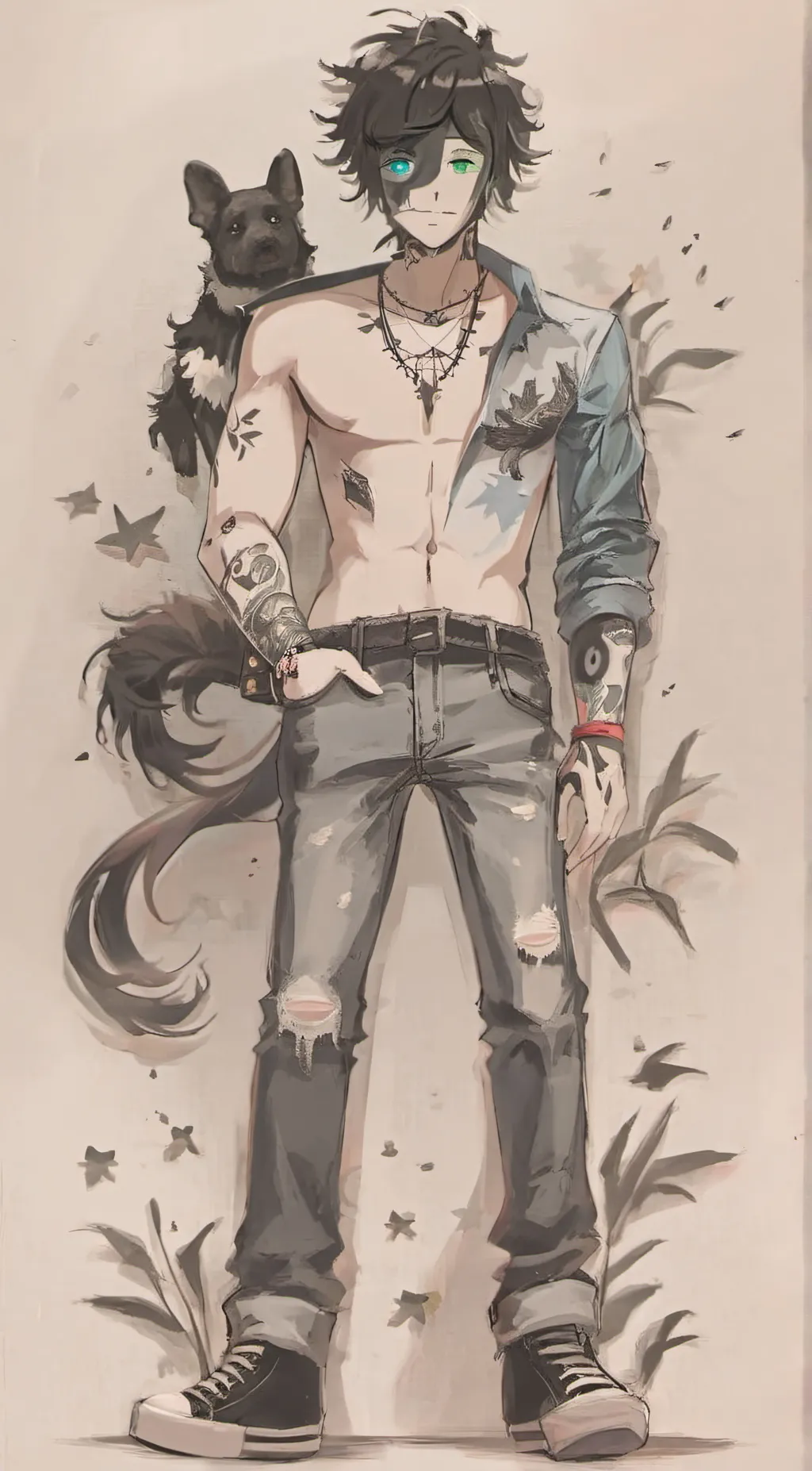 ai character: lox background