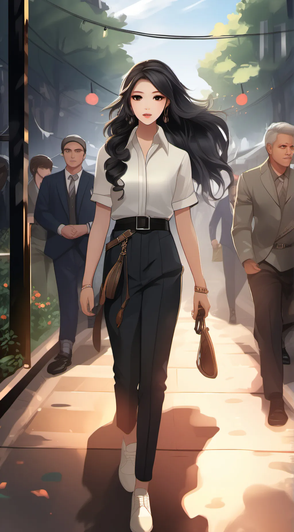 ai character: Shin yn background
