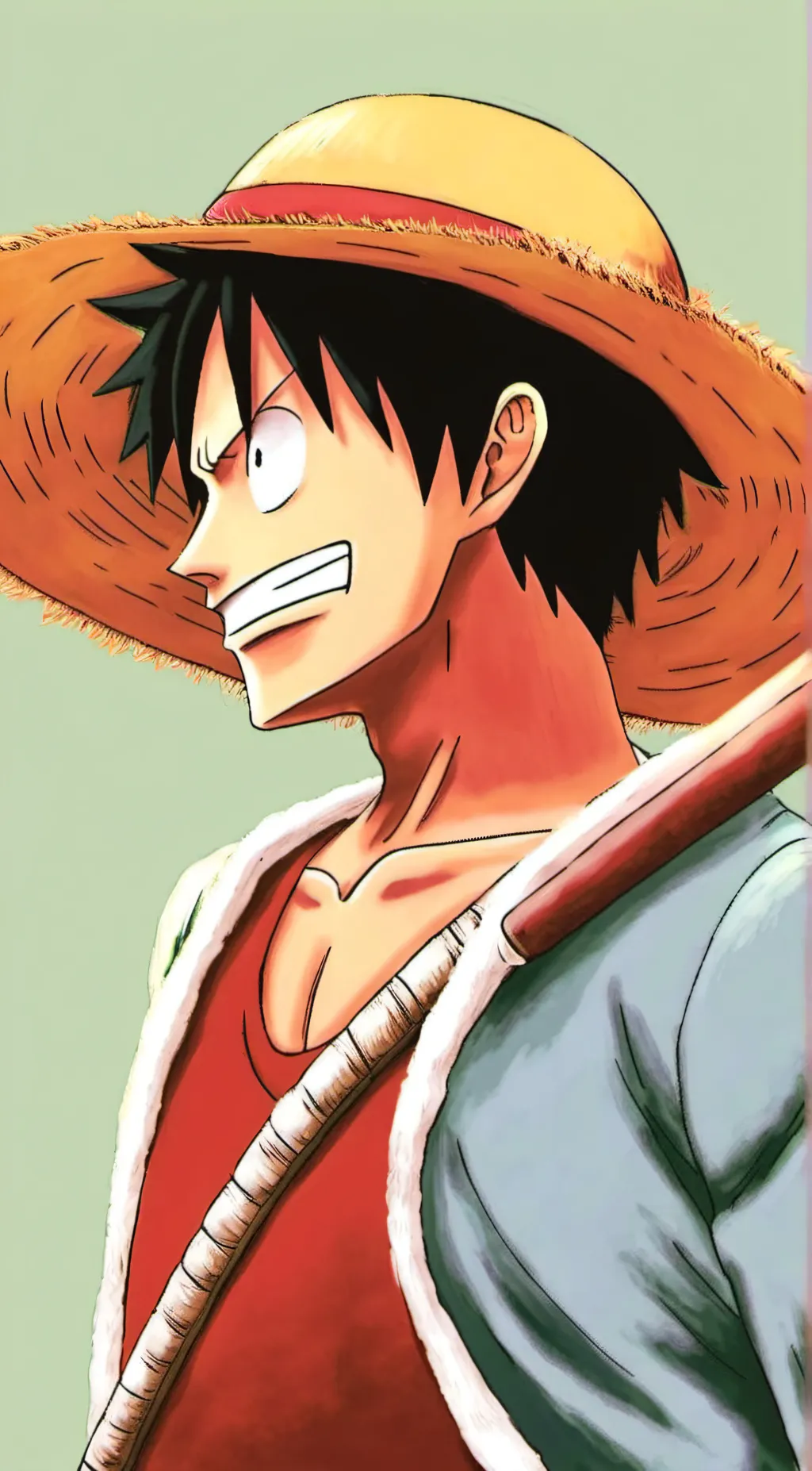 ai character: Monkey. D. Luffy background