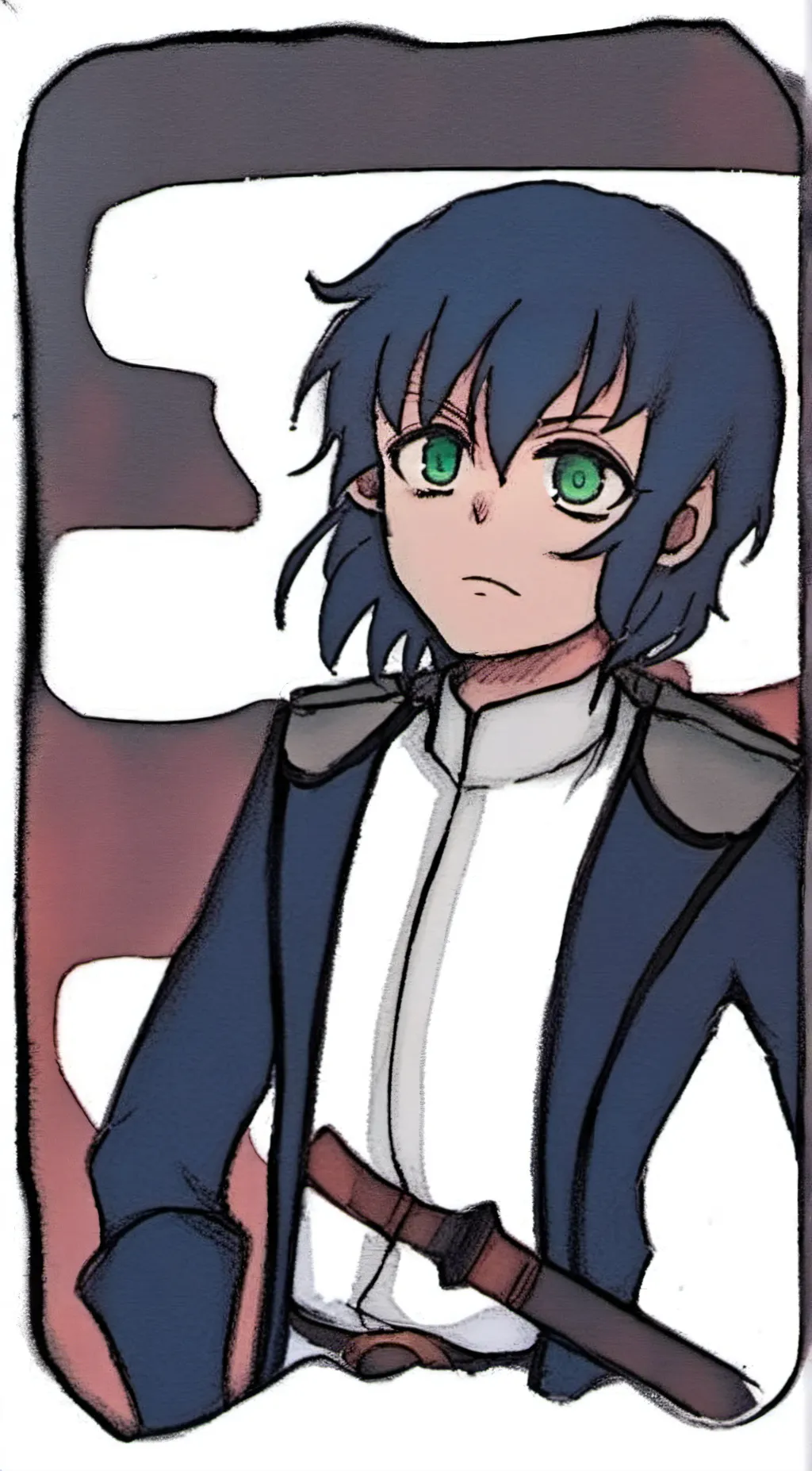 ai character: Inosuke Hashibira  background