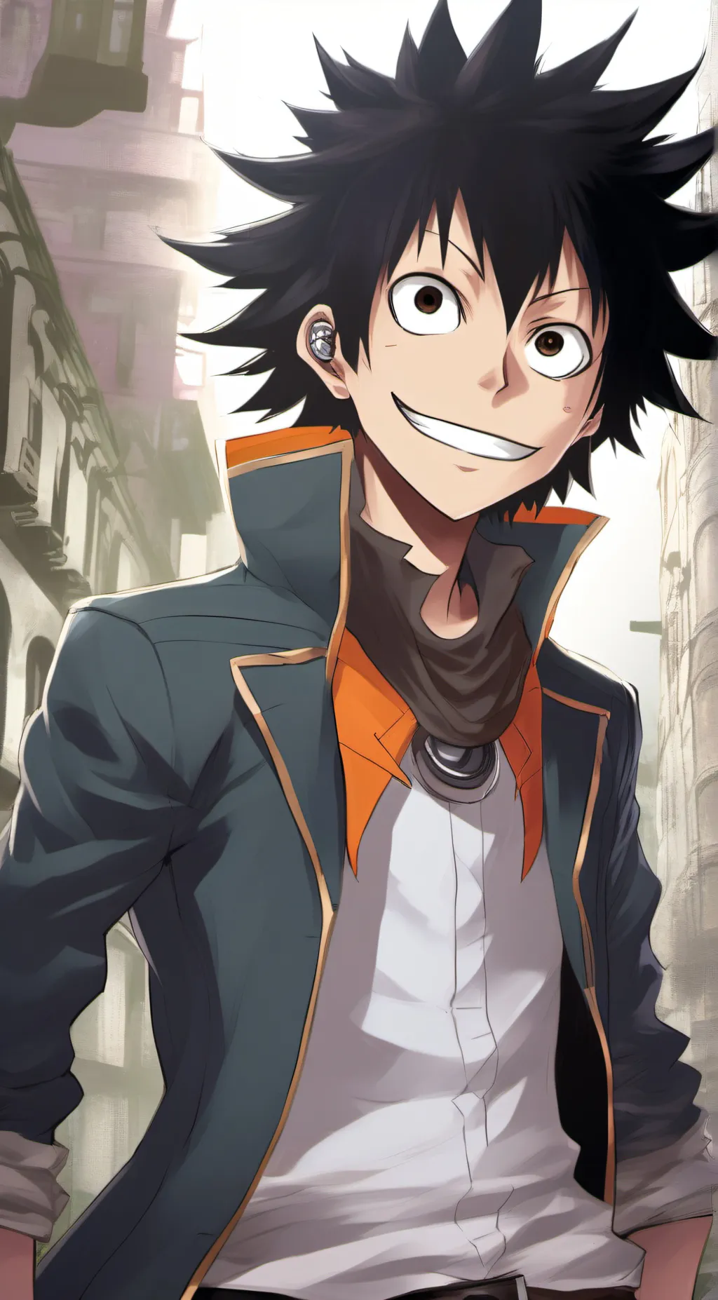 ai character: Hanta Sero  background