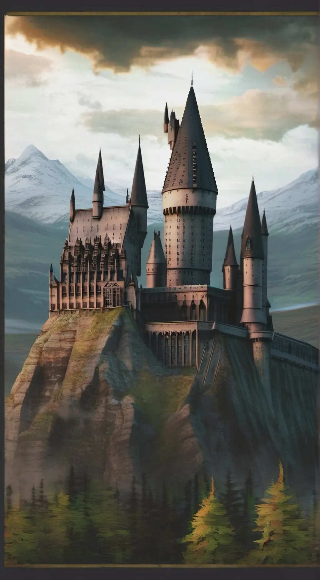 ai character: Hogwarts background