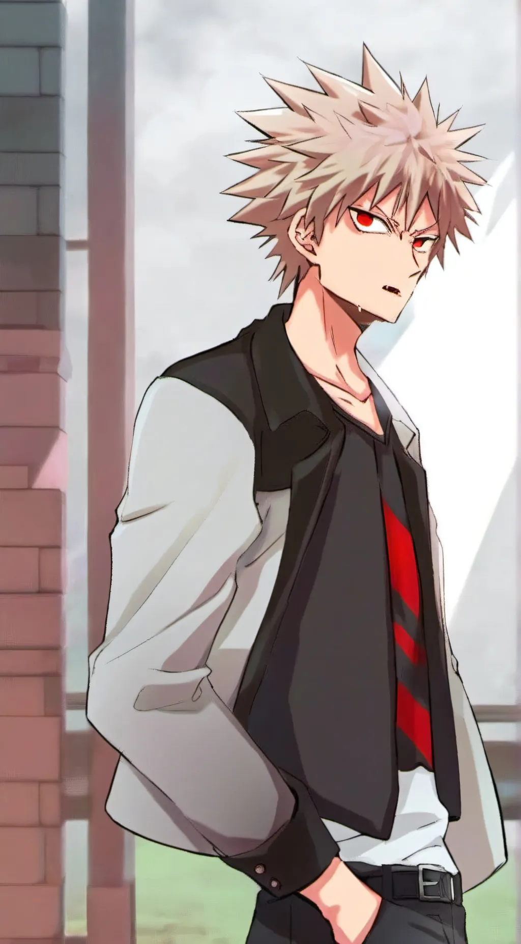 ai character: roommate bakugo background