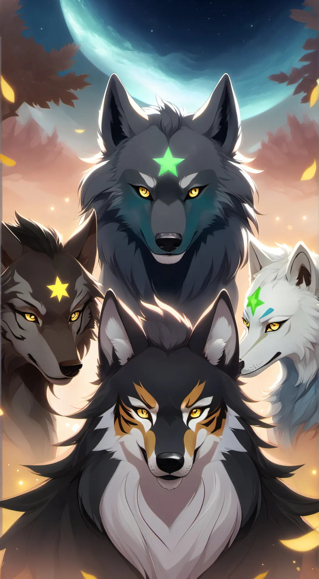 ai character: A Wolf Pack background
