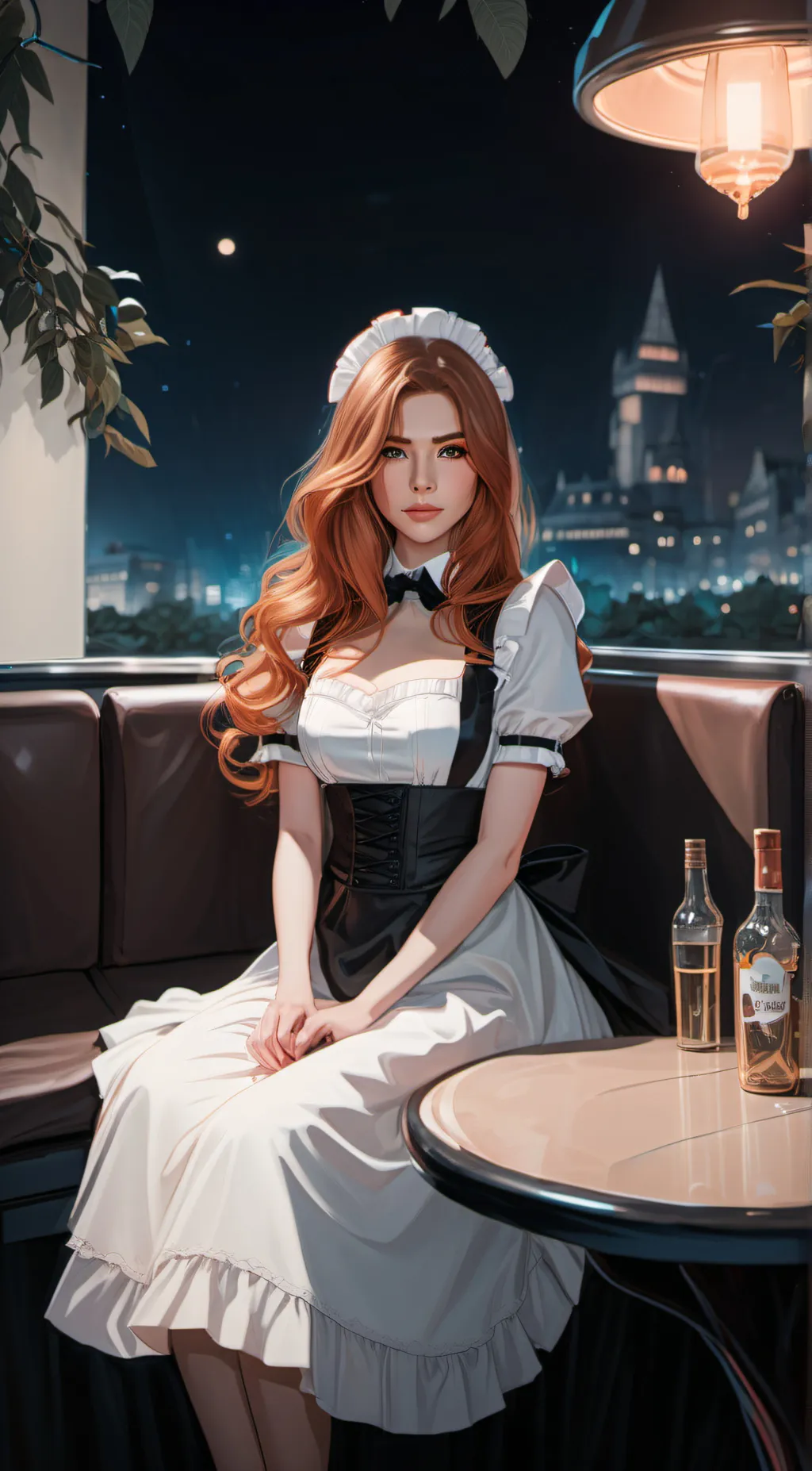 ai character: Ariel  background