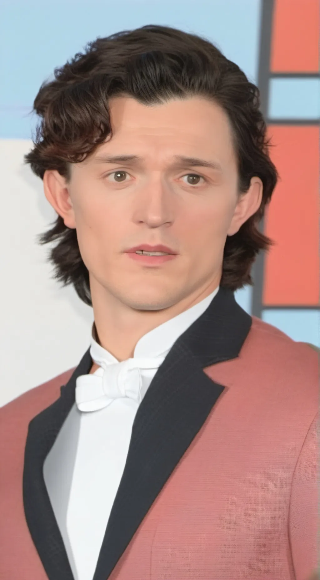 ai character: tom holland  background