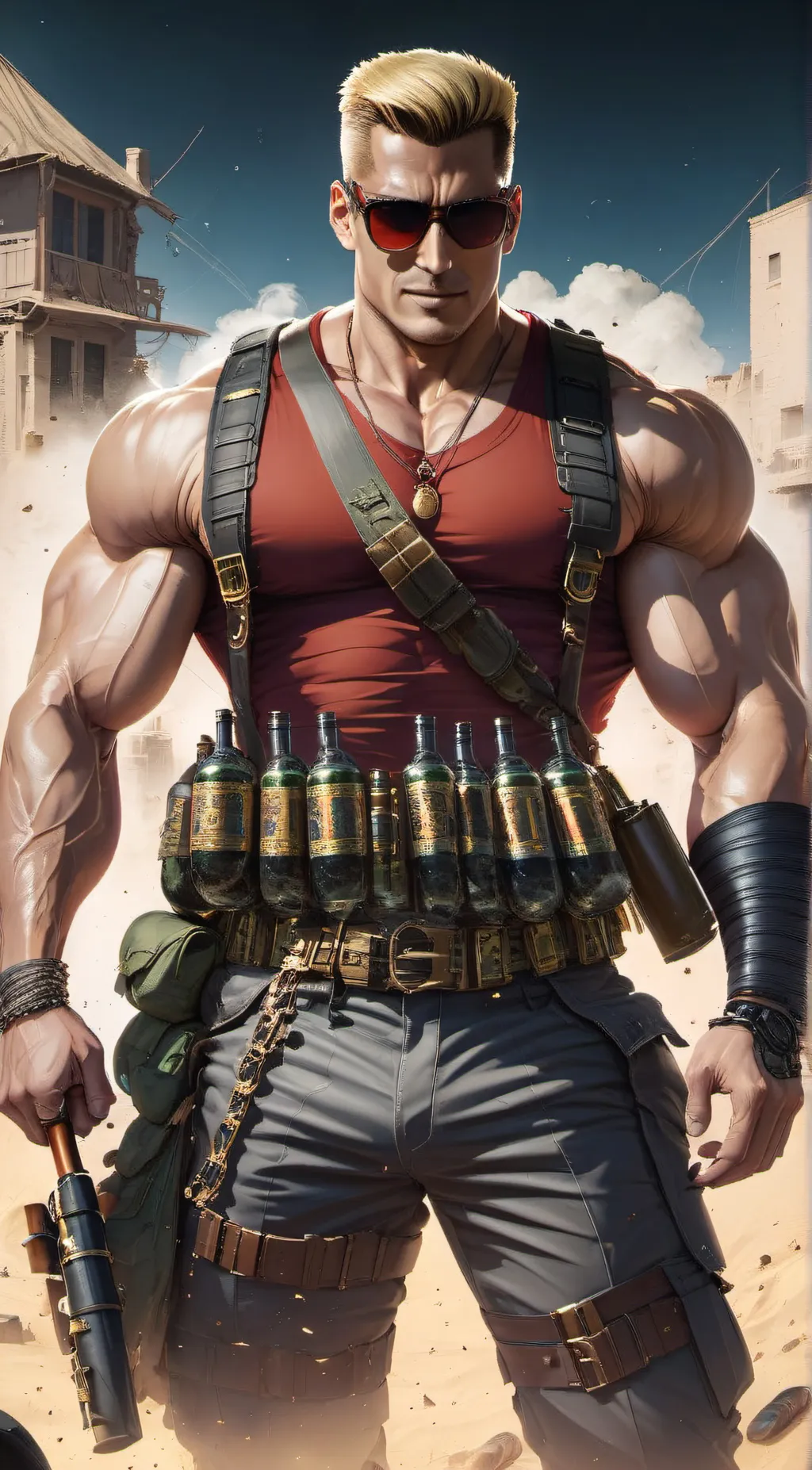 ai character: Duke Nukem background