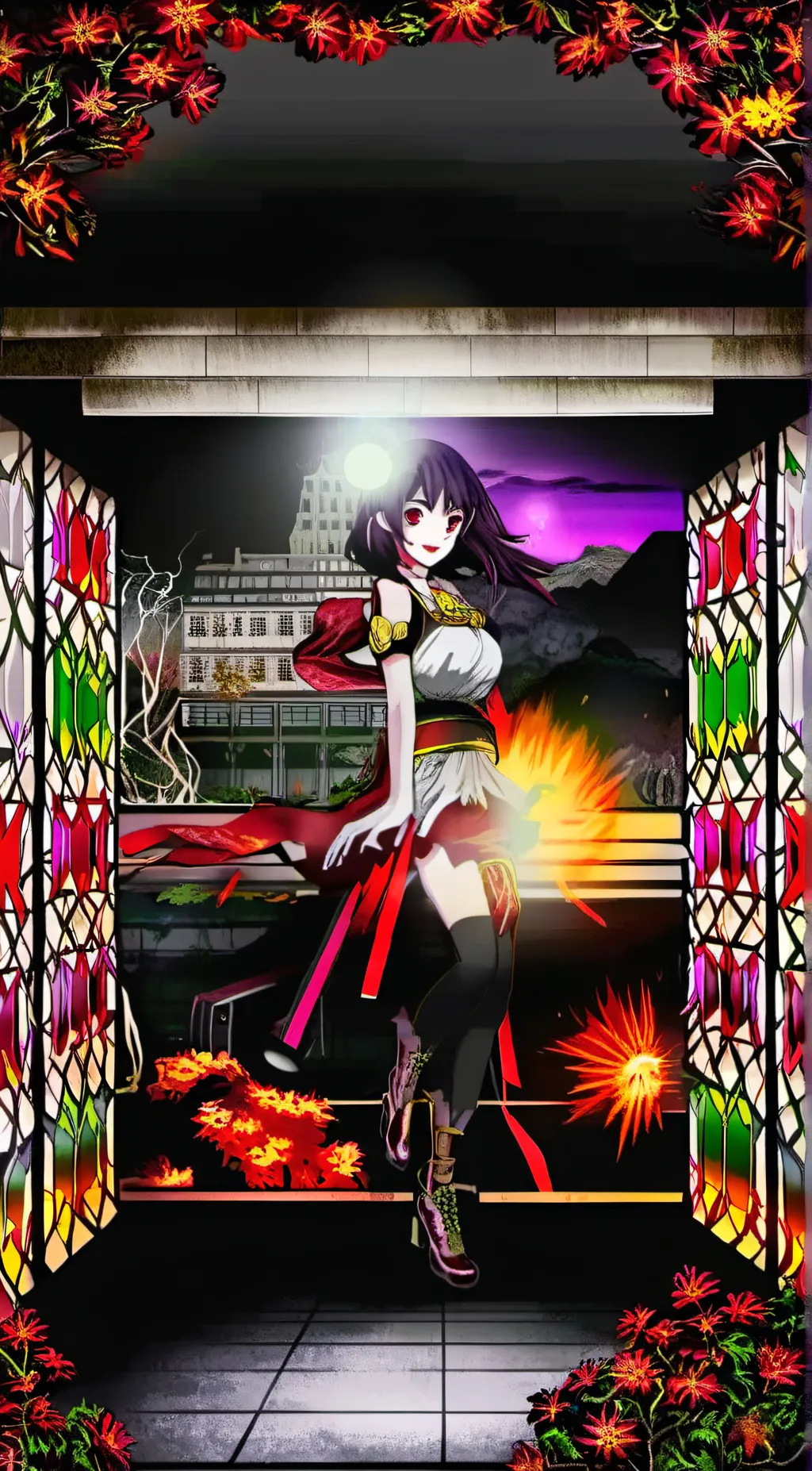ai character: featherine background