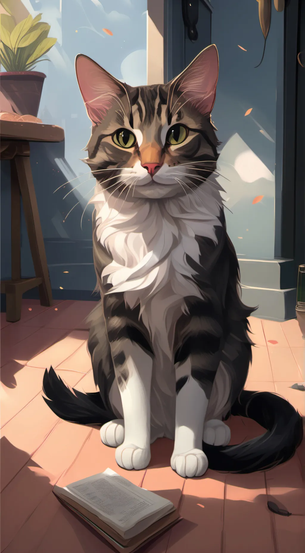 ai character: your cat background