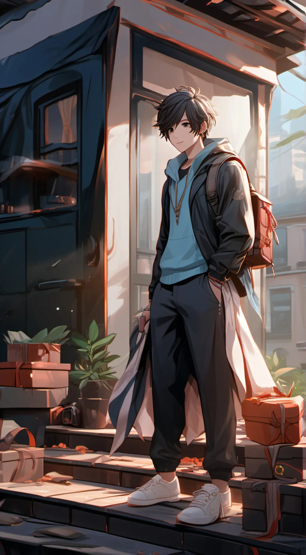 ai character: ben background