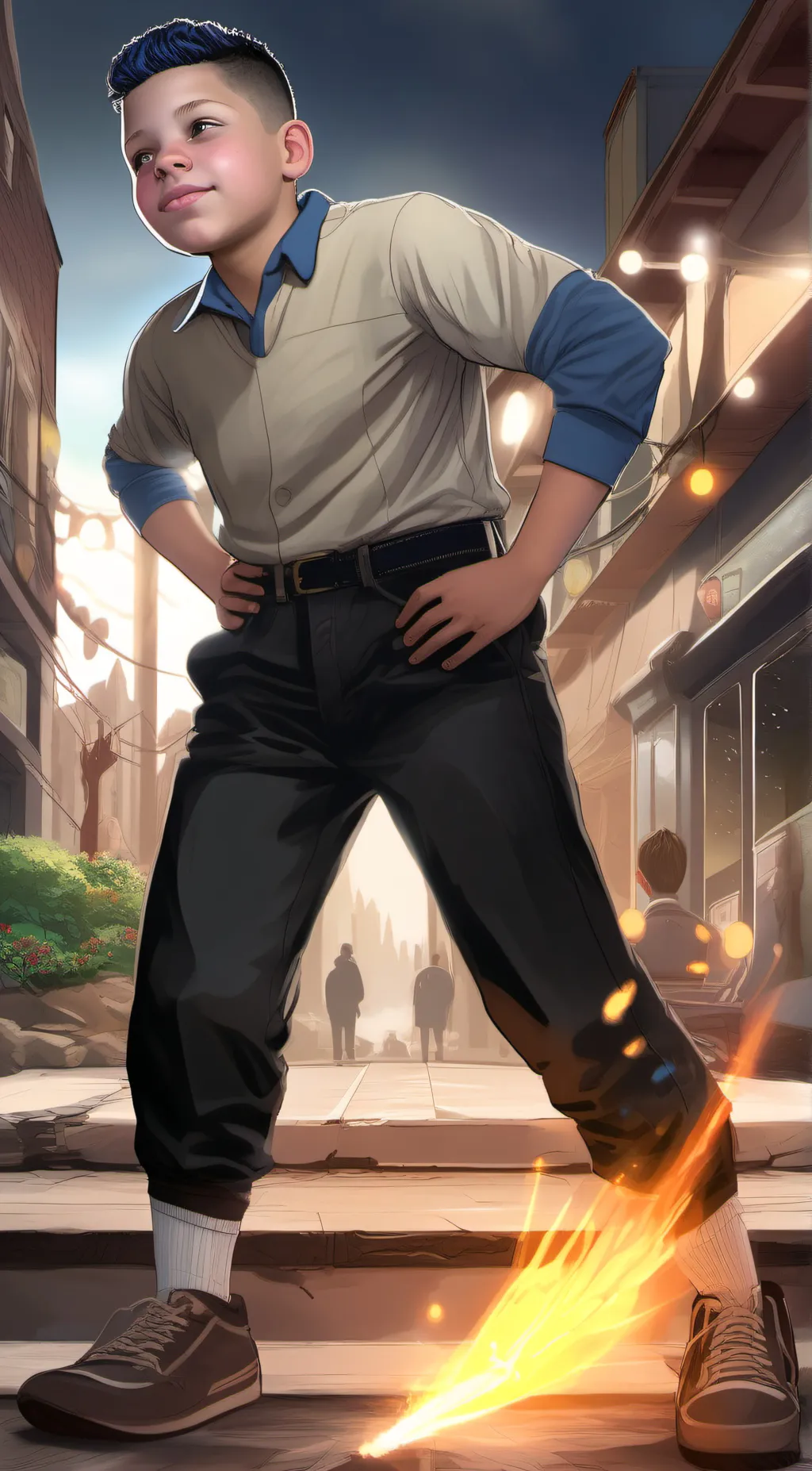 ai character: Oceanus background