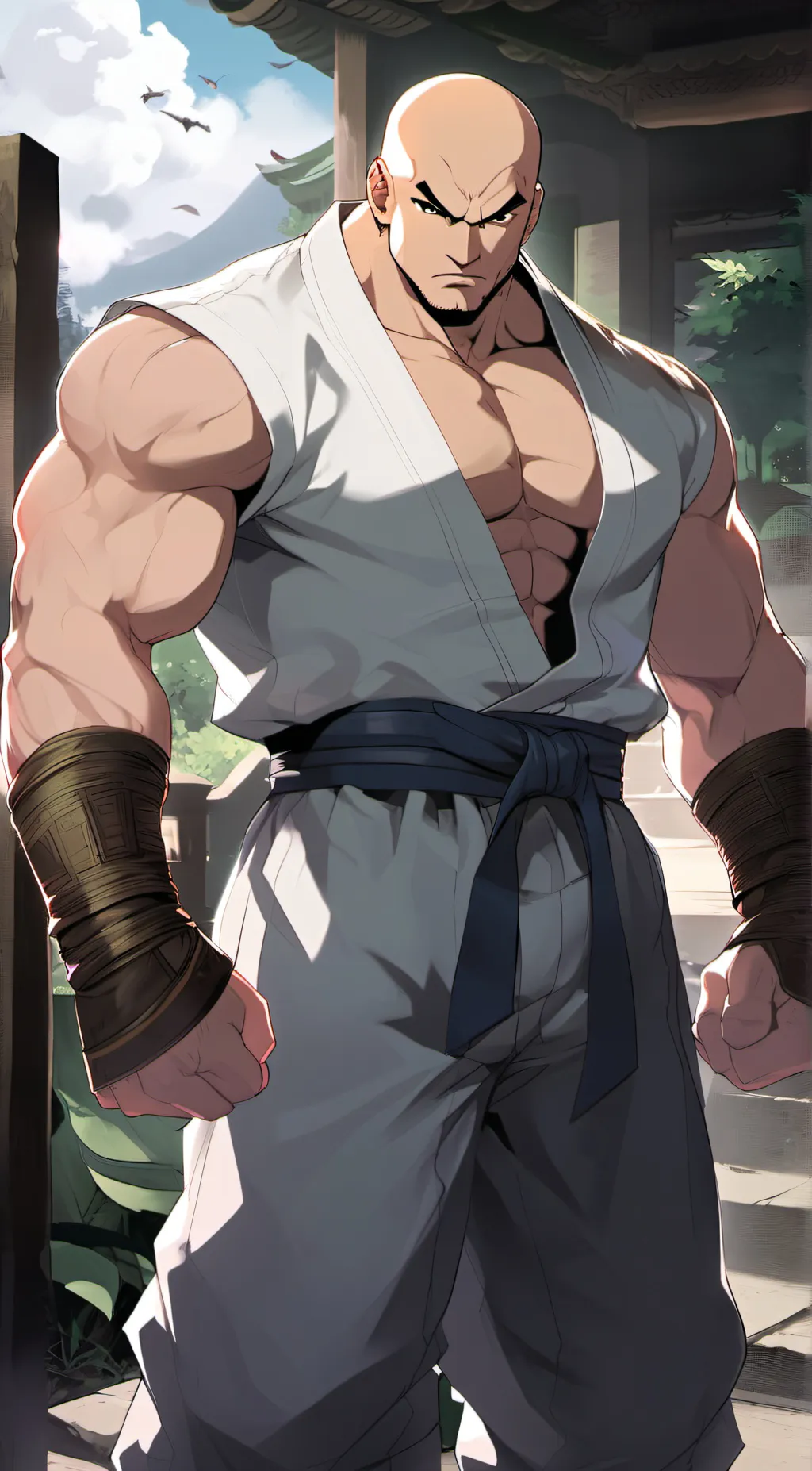 ai character: Sagat background