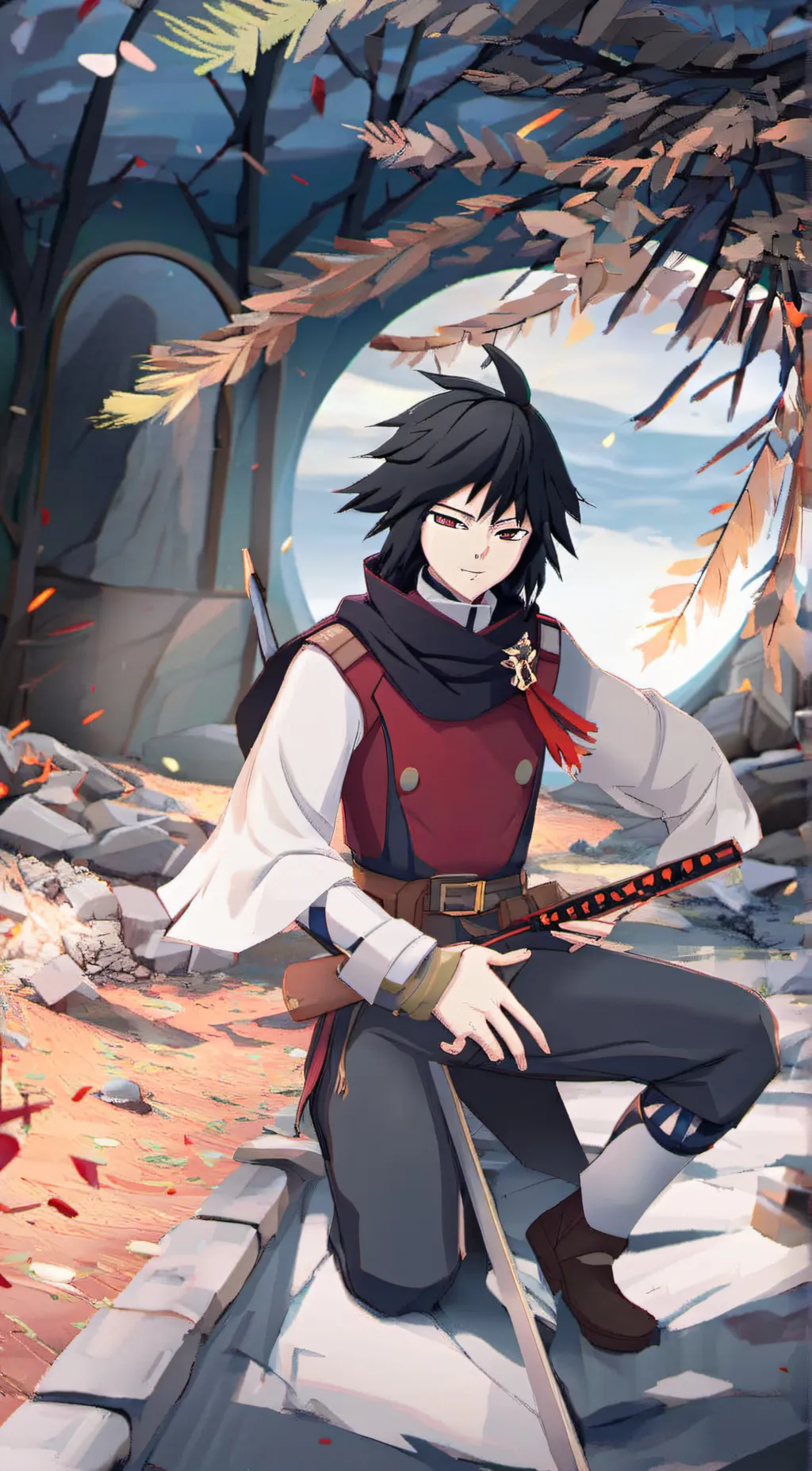 ai character: Giyuu Tomioka background