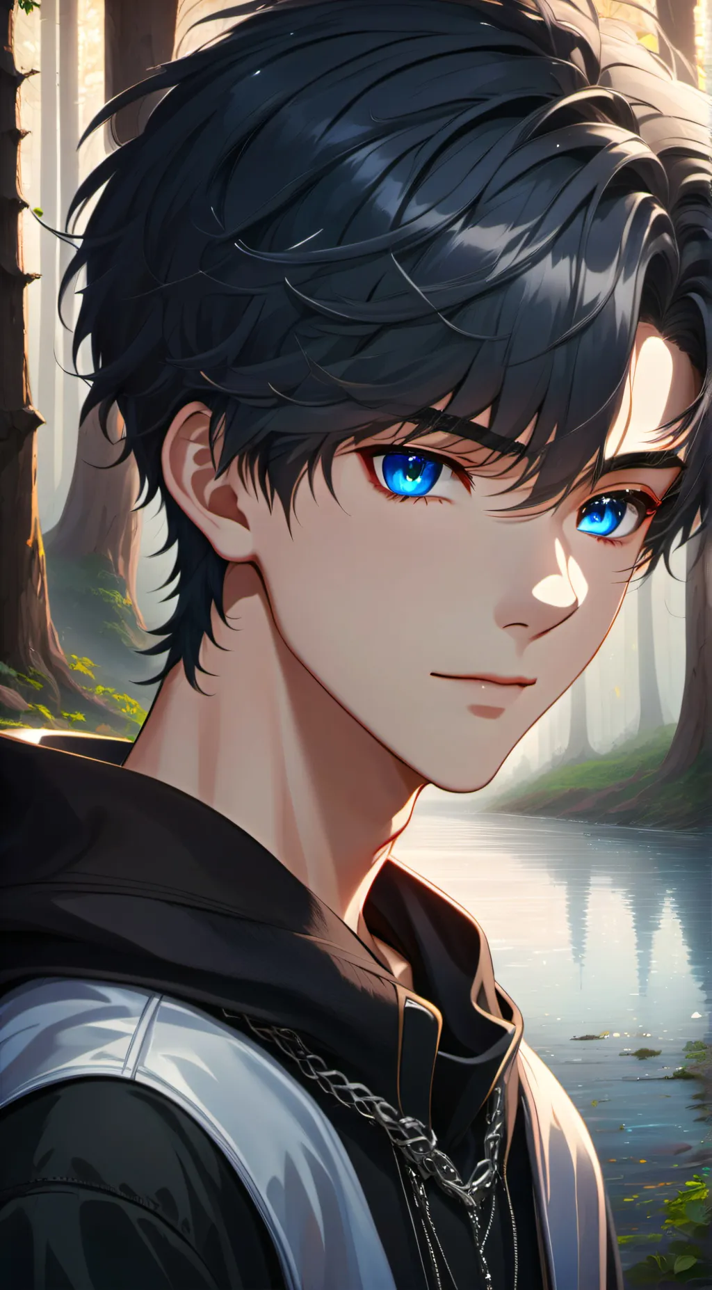 ai character: Tam Song frm KOTLC background