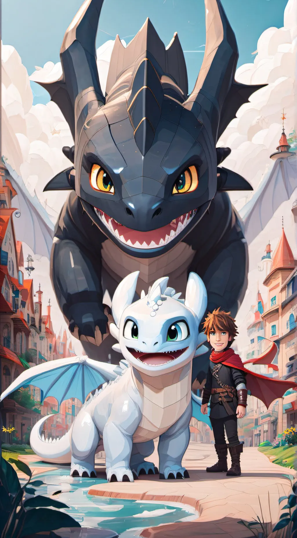 ai character: Hiccup background