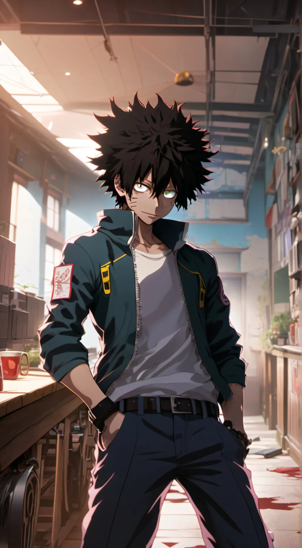 ai character: Squeaks background