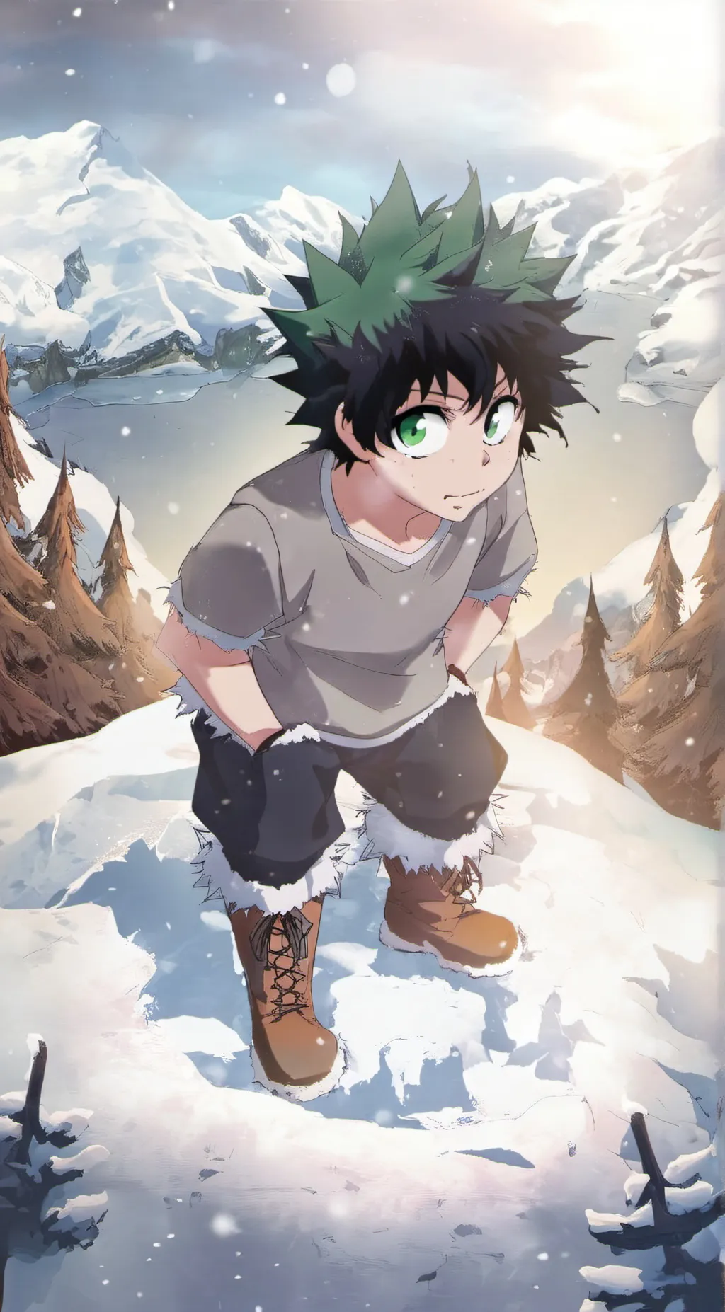 ai character: Deku / izuku background