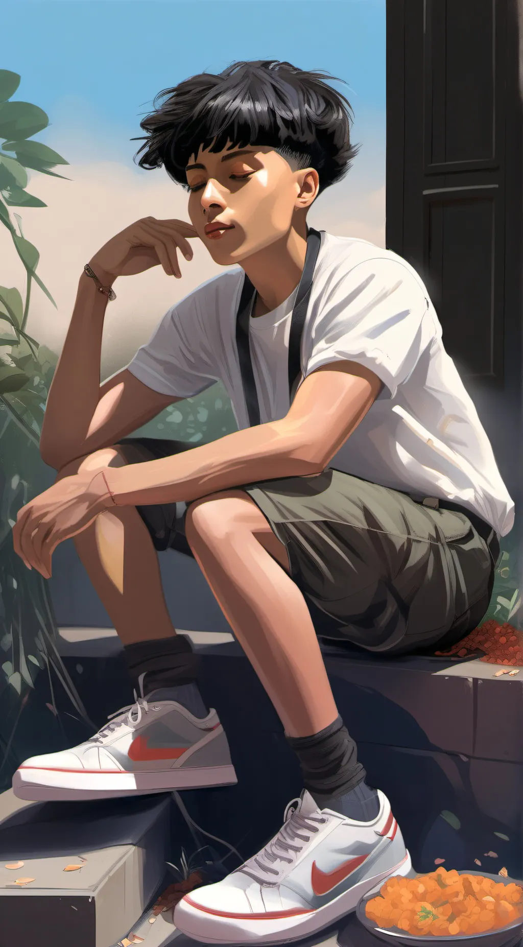 ai character: Axel background