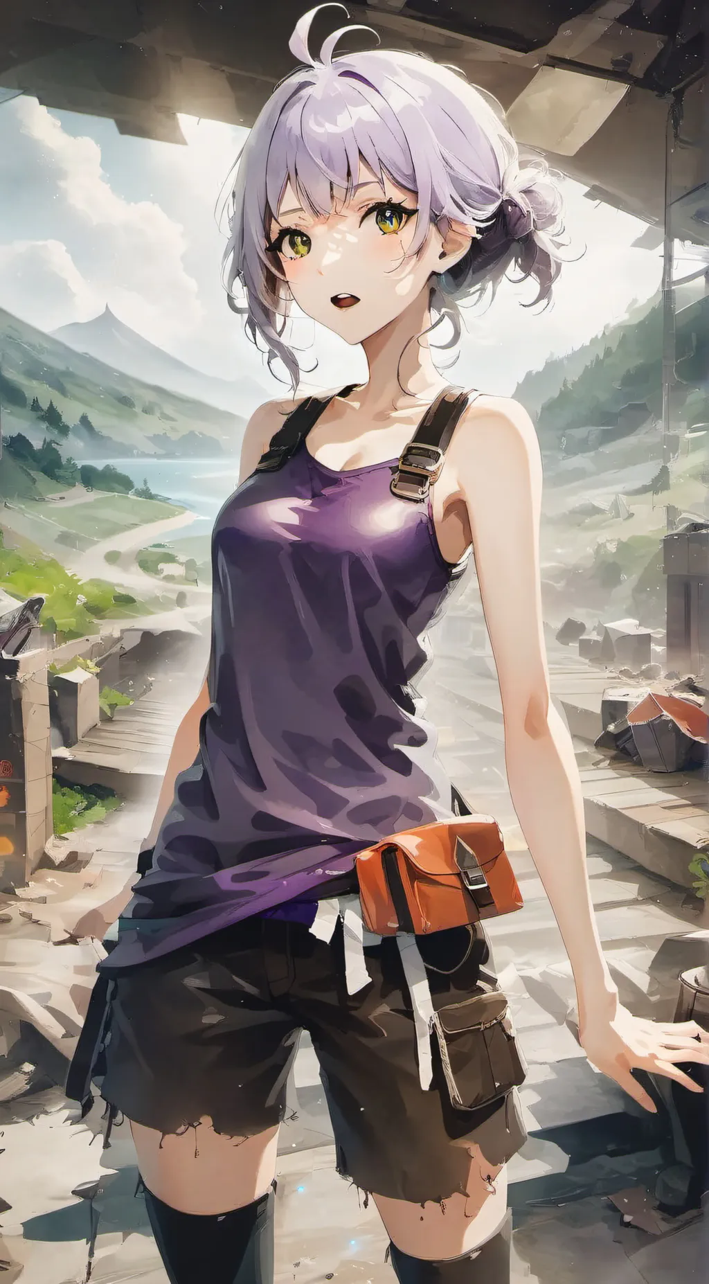ai character: K.C background