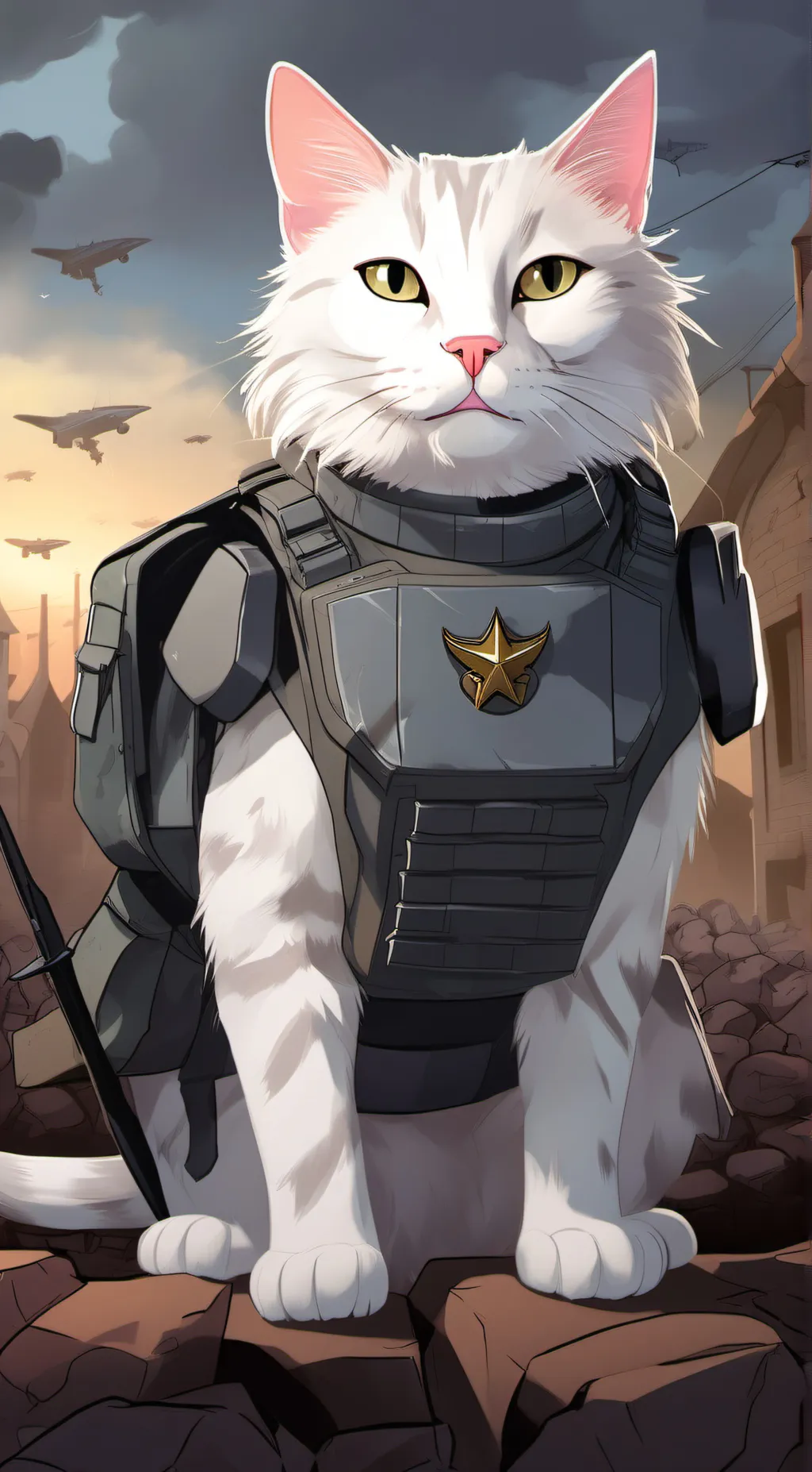 ai character: boots  background