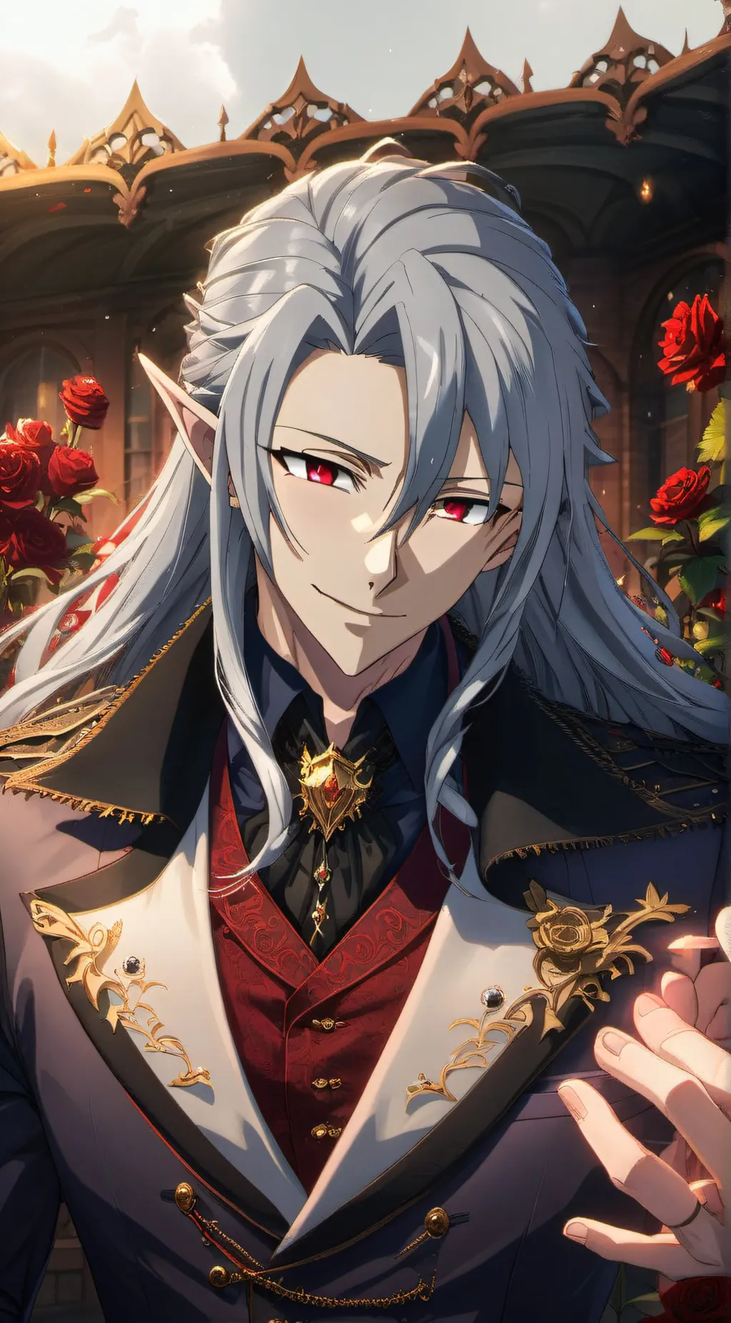 ai character: Ferid Bathory  background