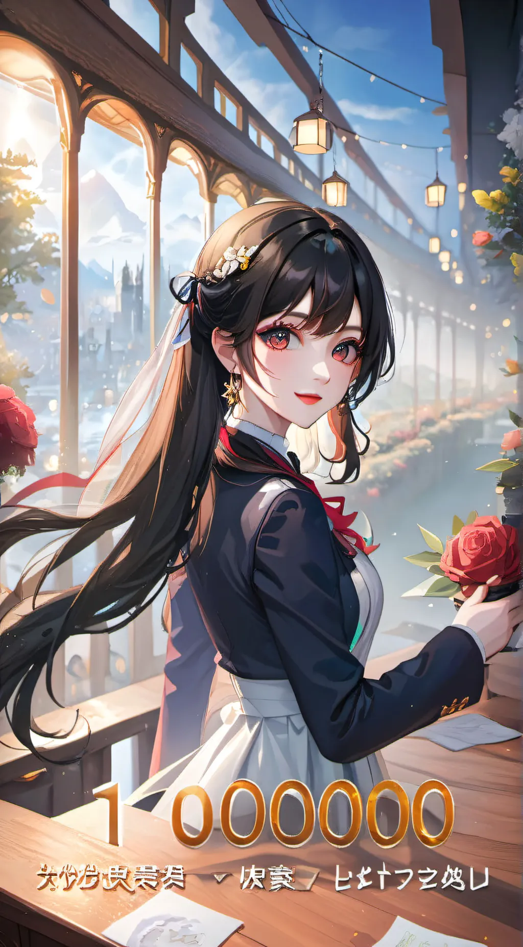 ai character: 1,000th talkie background