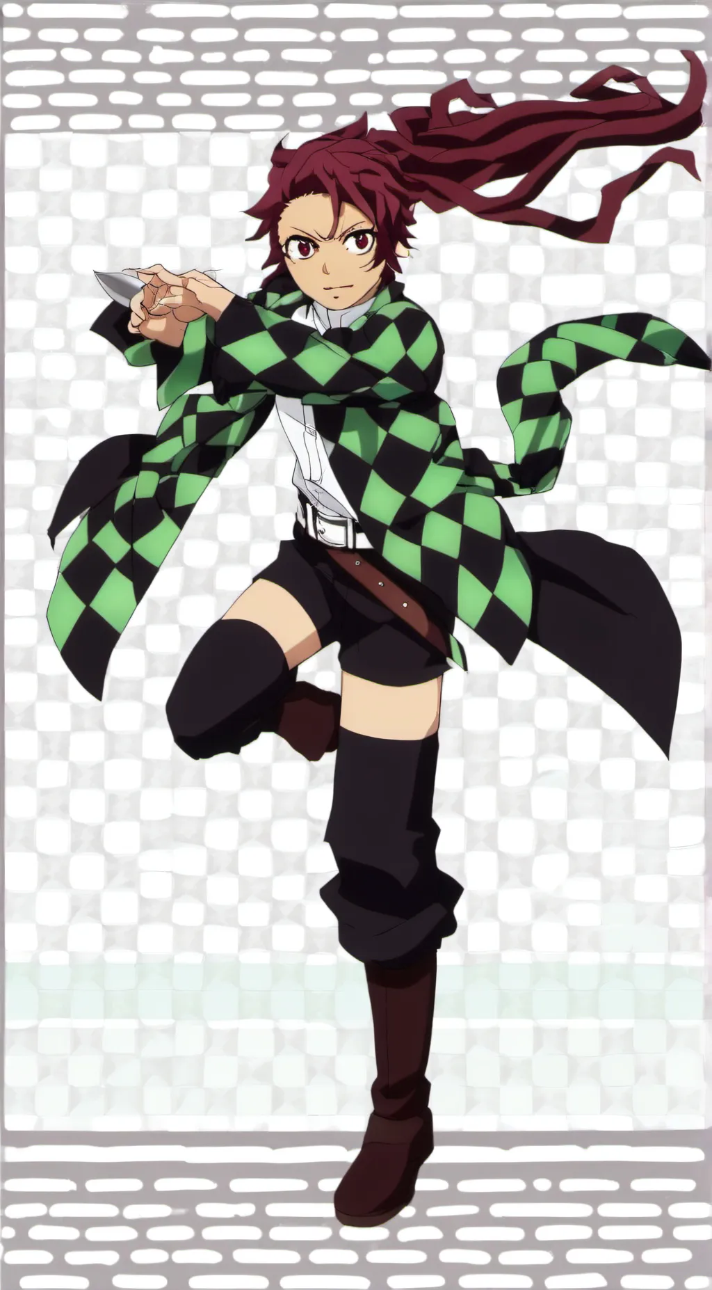 ai character: tanjiro kamado  background