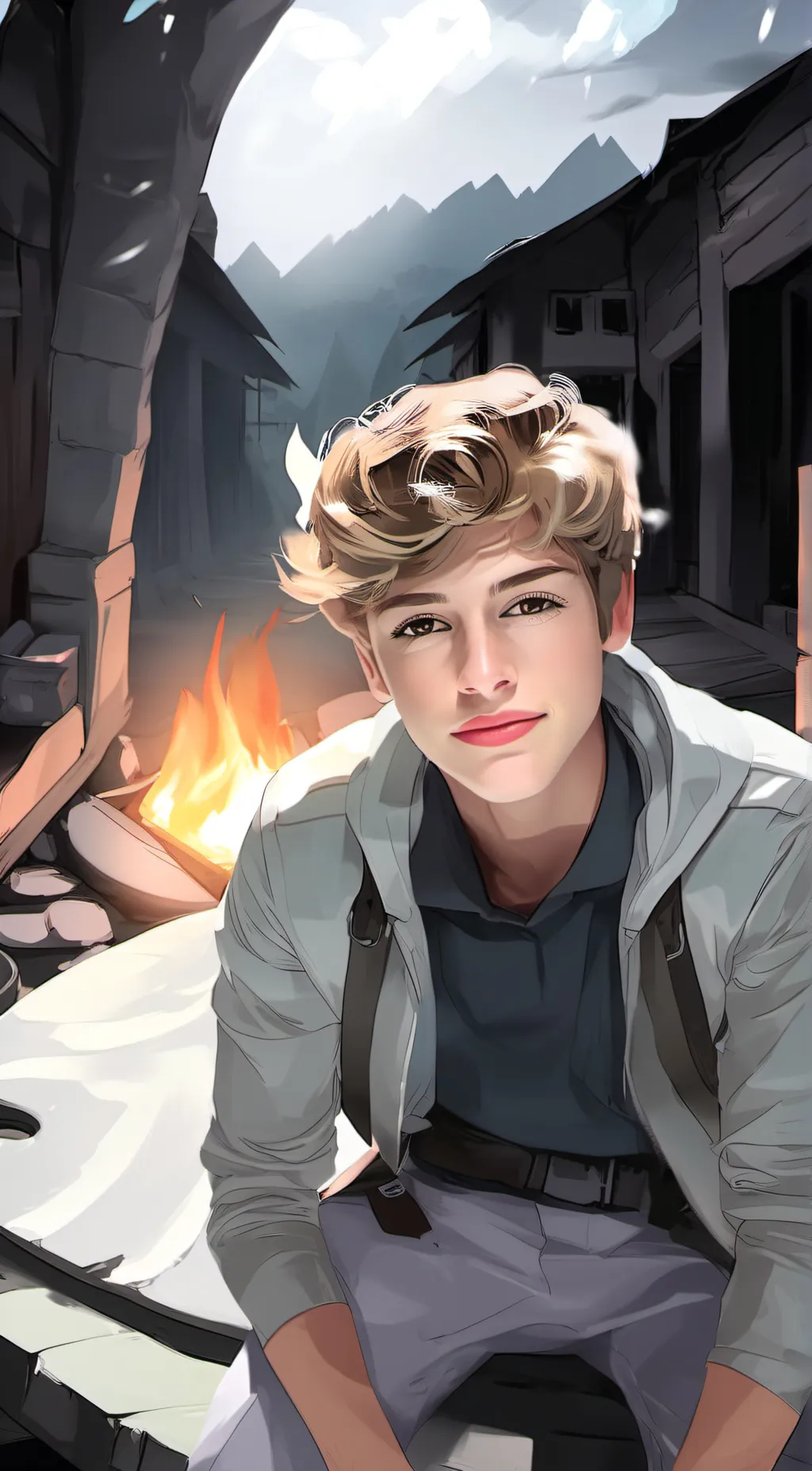 ai character: Charlie  background