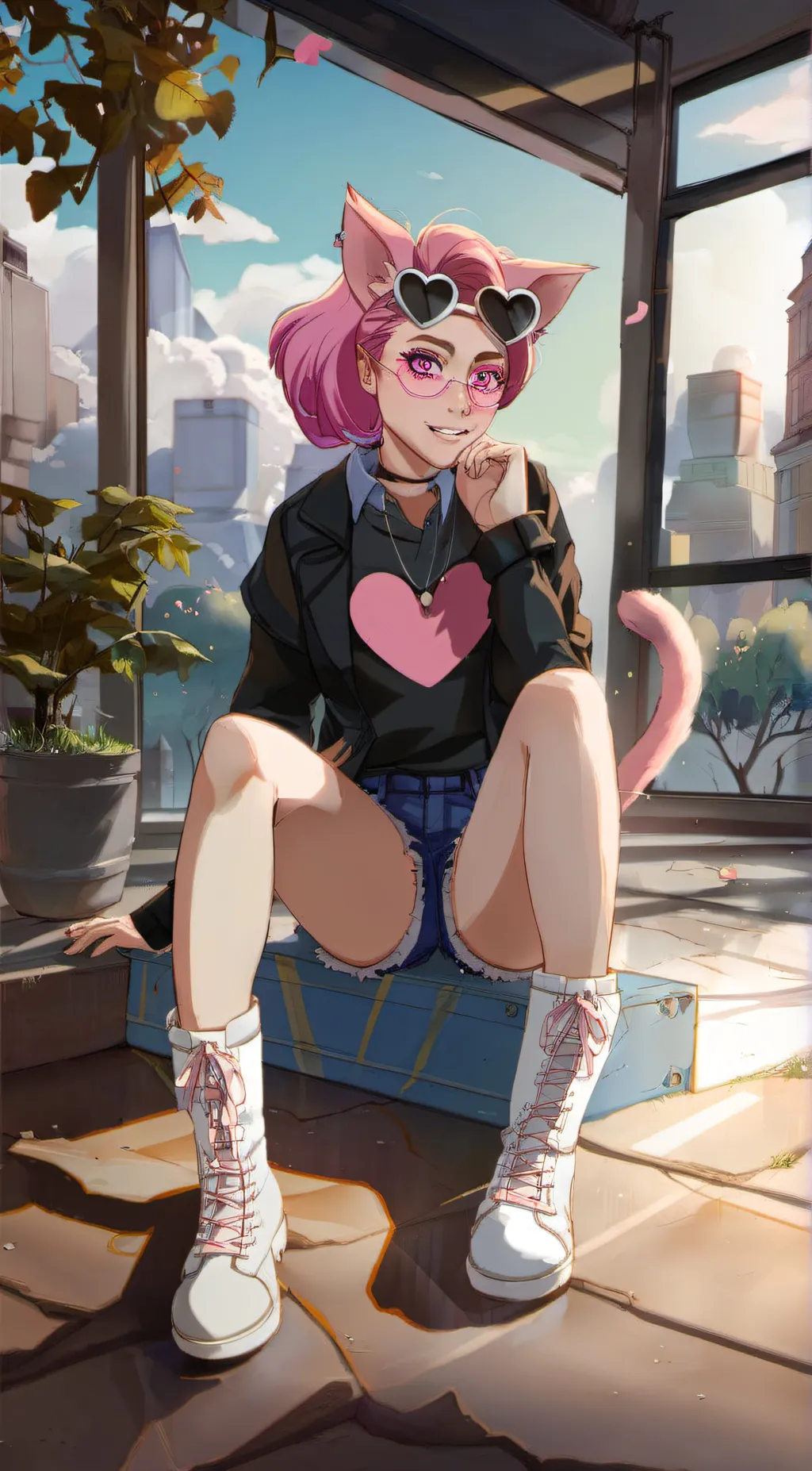 ai character: Clementine Heardt background