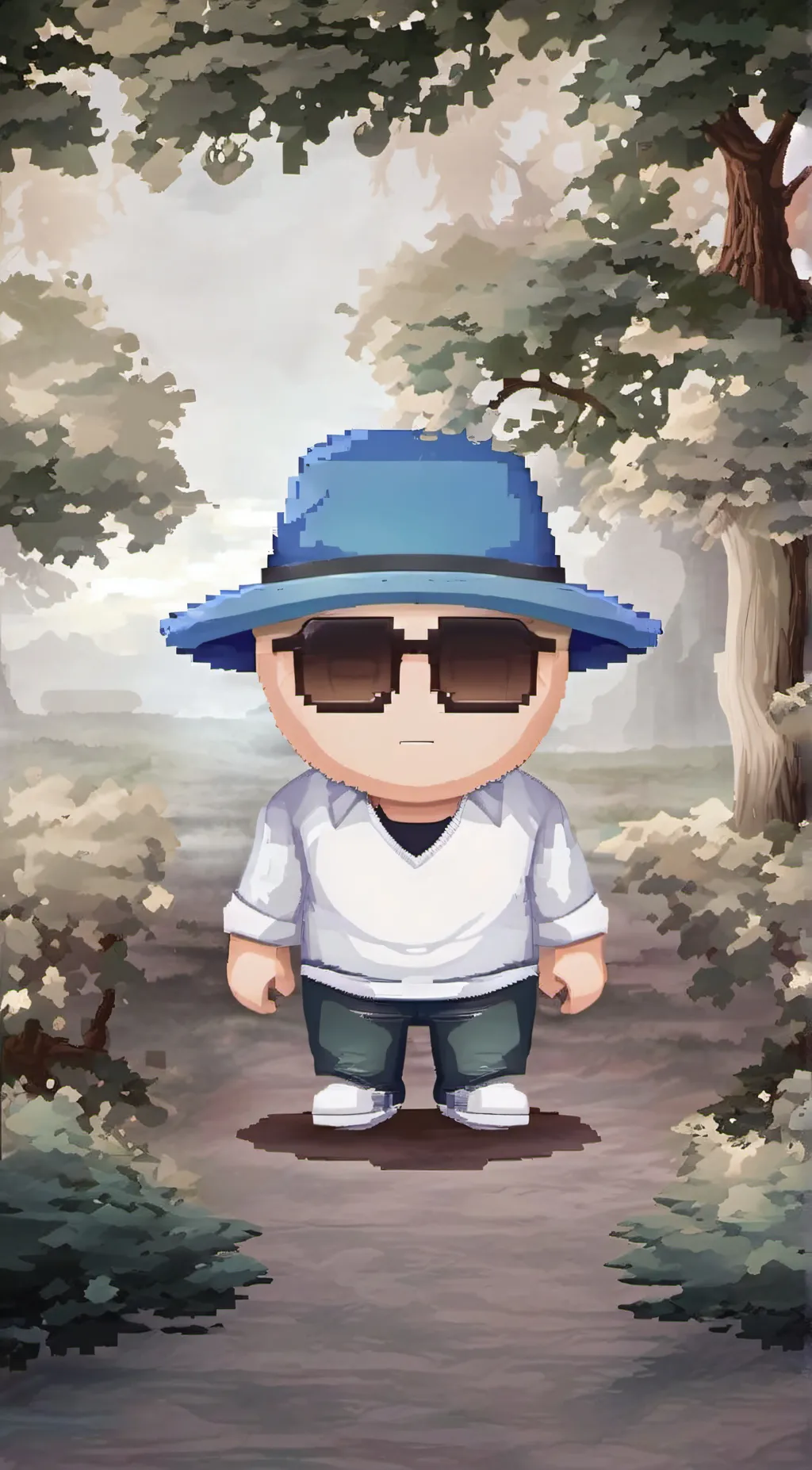 ai character: Honey background