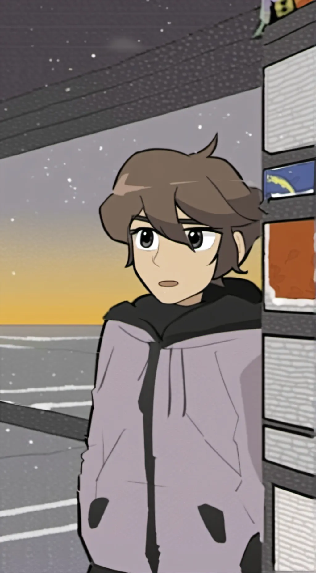 ai character: Evan afton background