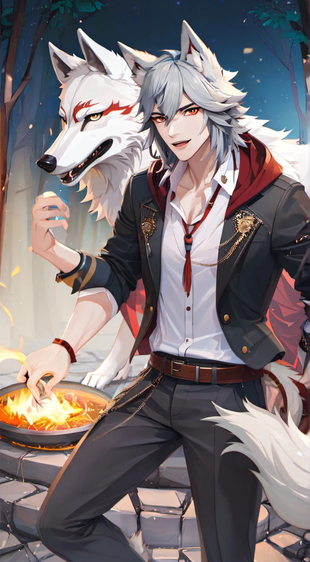 ai character: Zack background