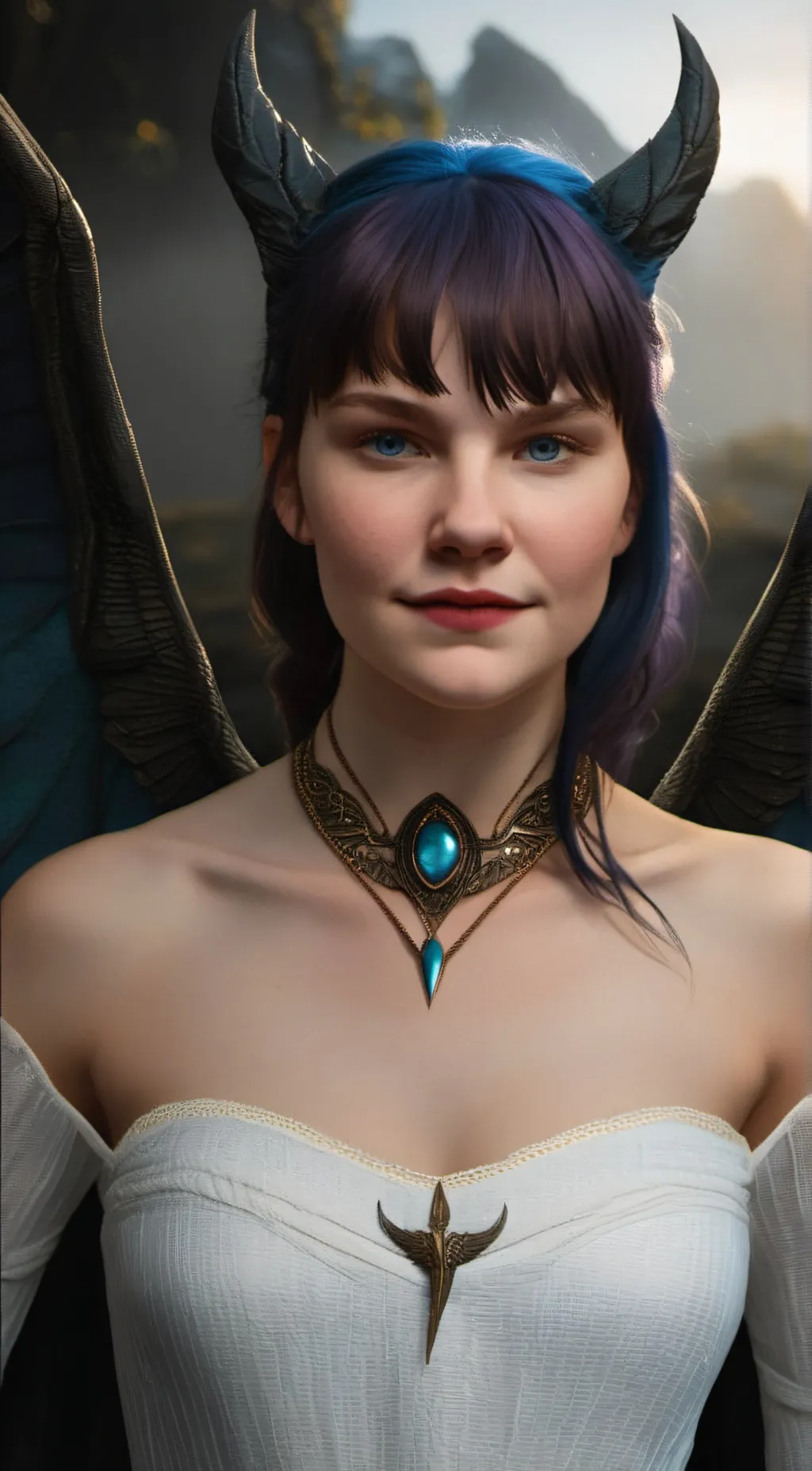 ai character: Luna Michaelson background