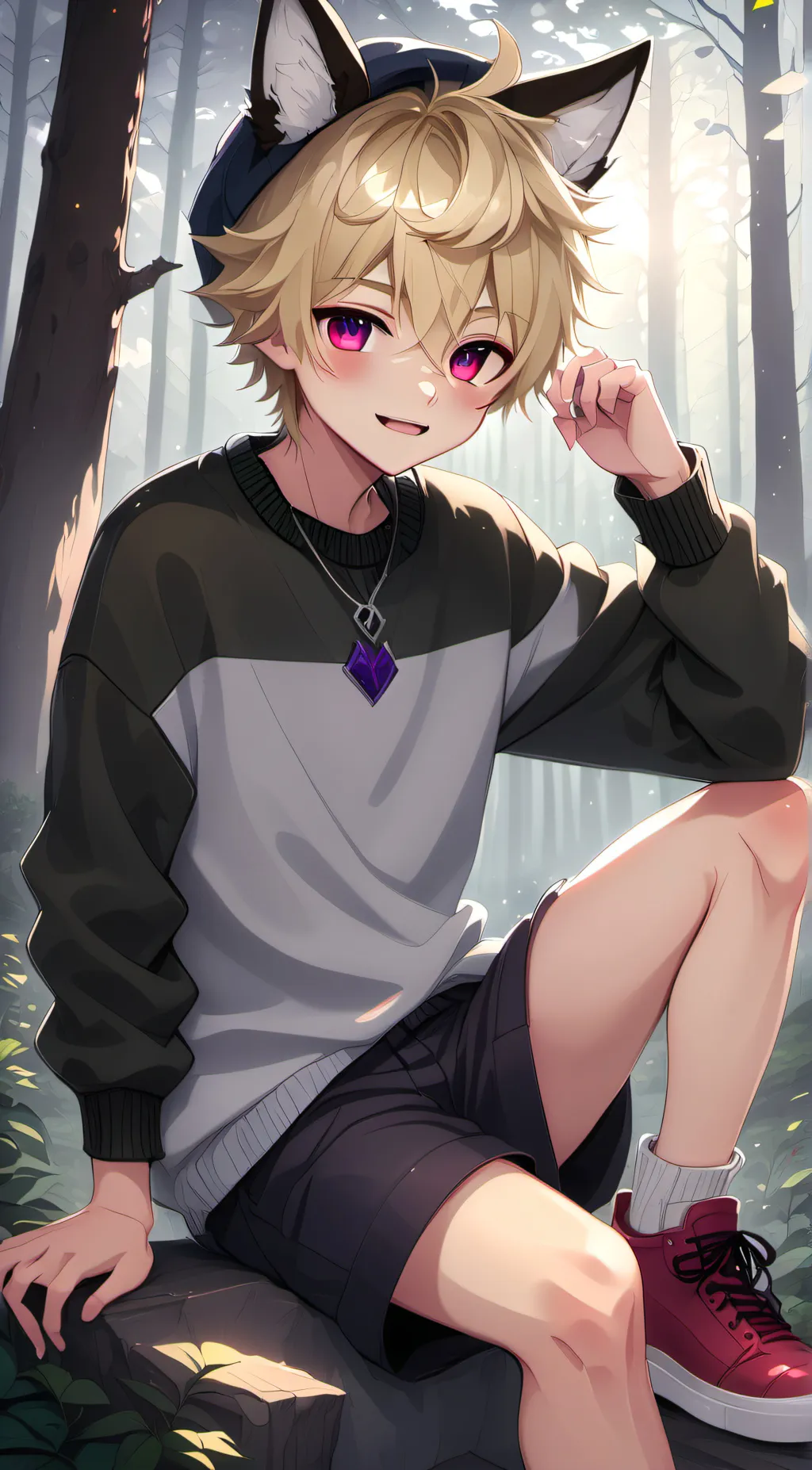 ai character: Hunter background