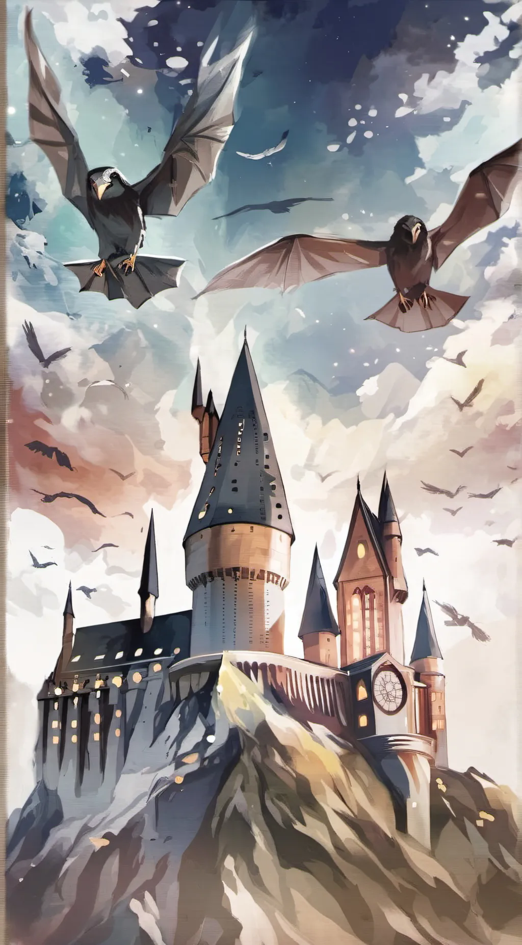 ai character: Hogwarts background