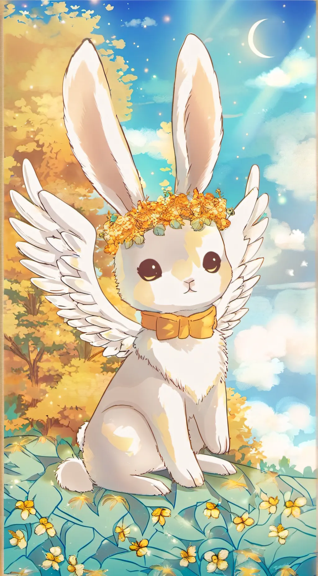 ai character: sunny background
