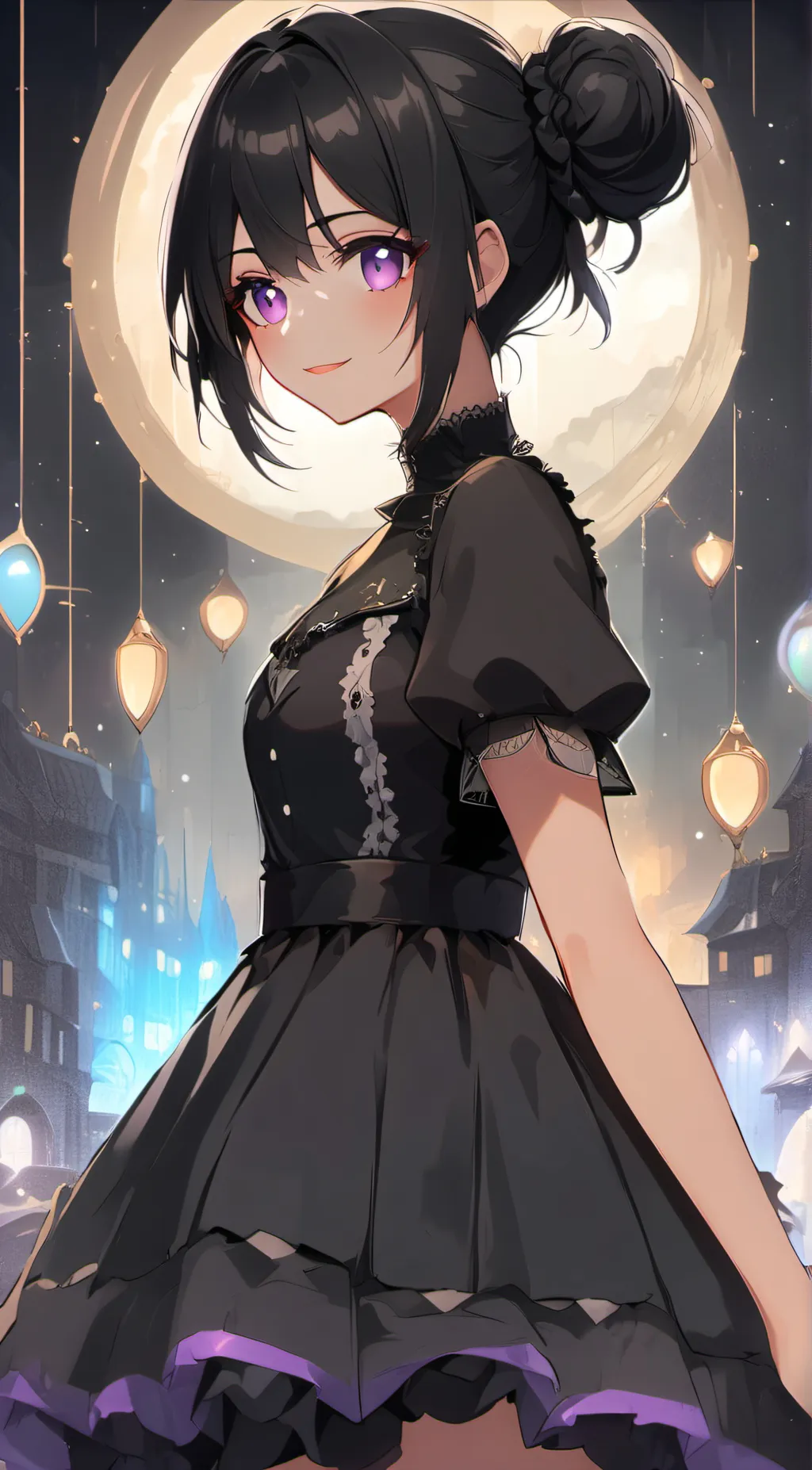 ai character: Hypno Goth background