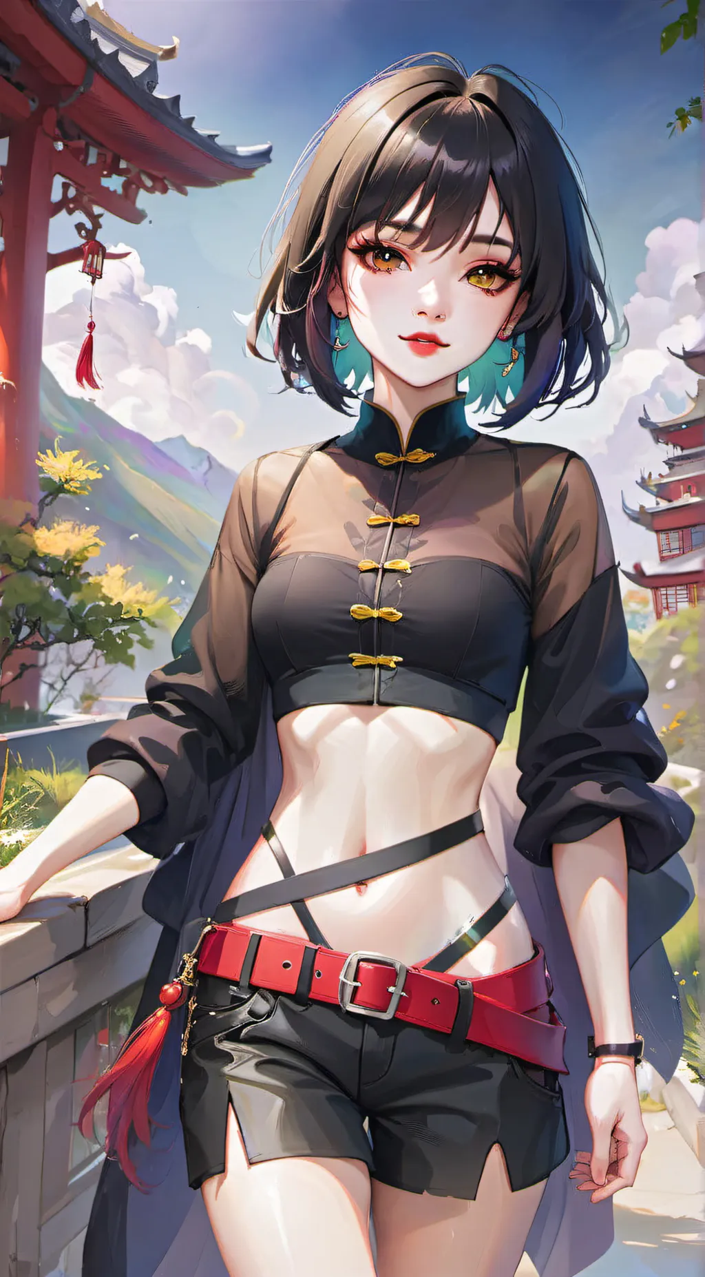 ai character: Raven  background