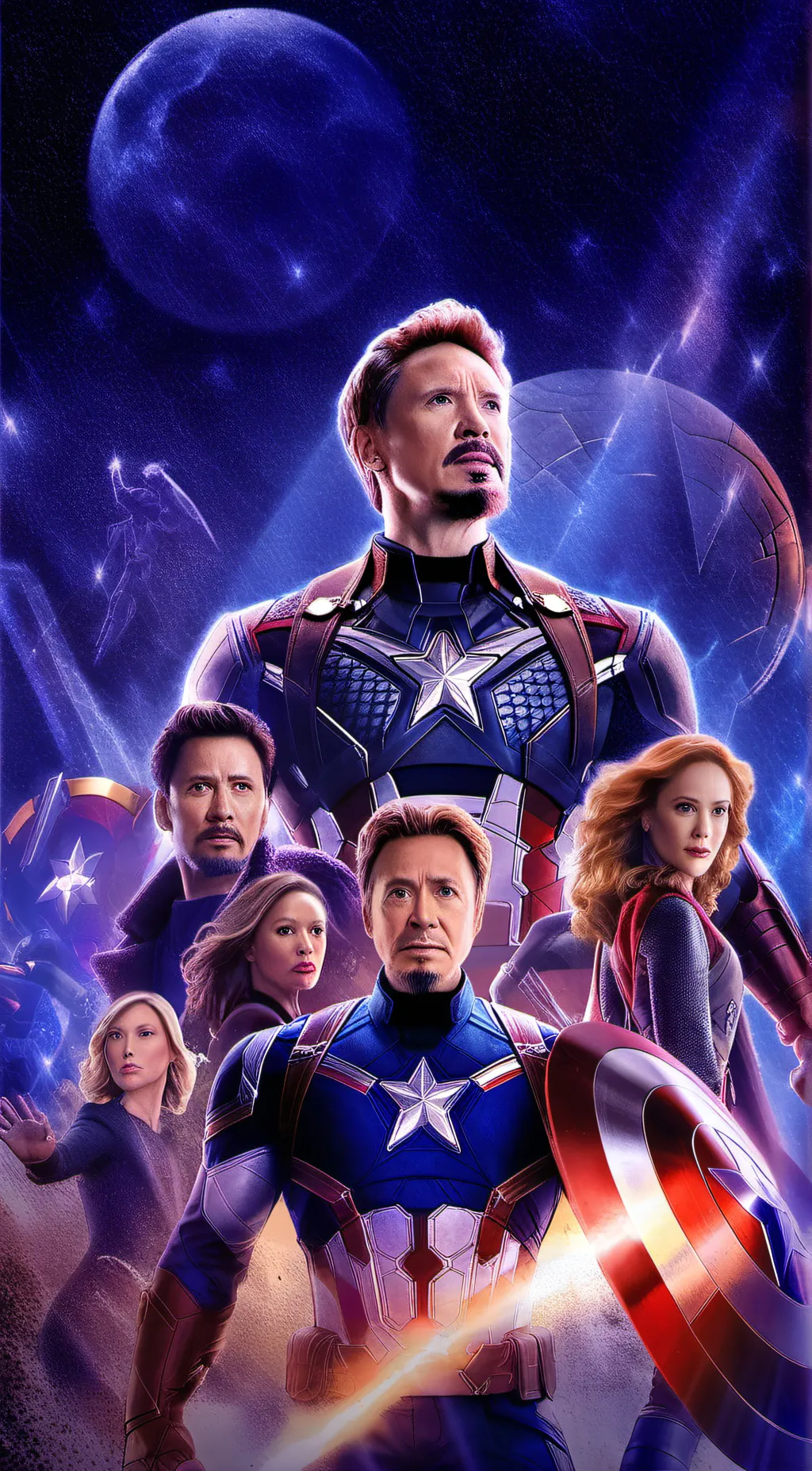 ai character: Avengers background