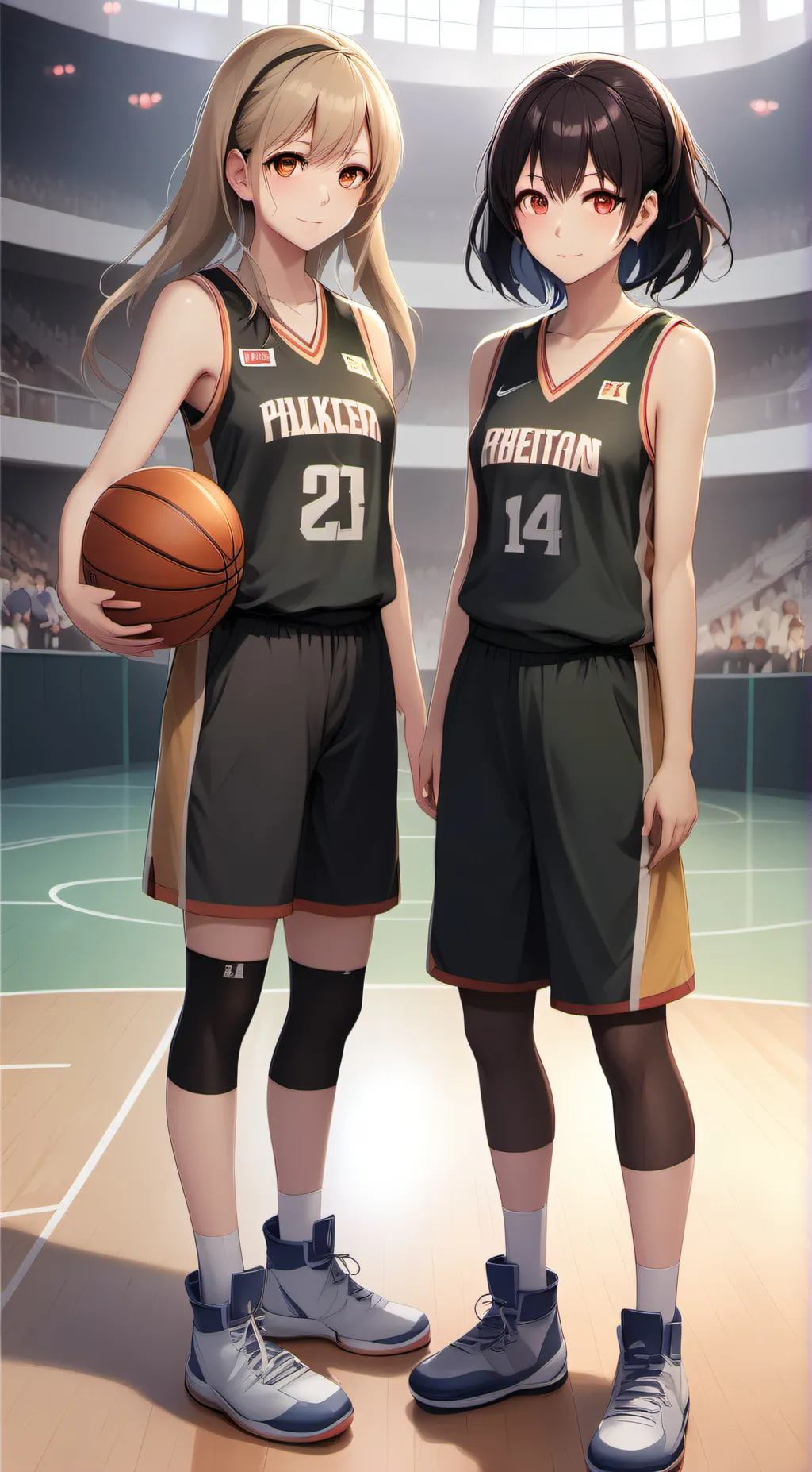 ai character: Chloe and Natalie  background