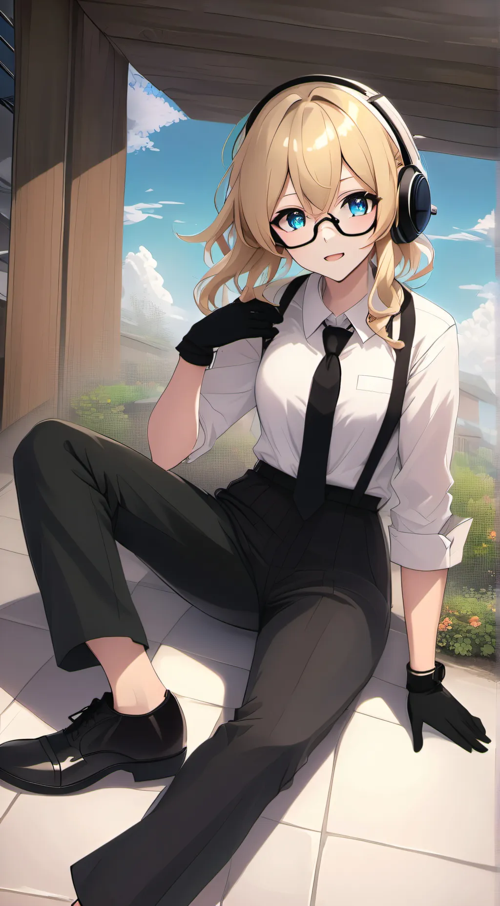 ai character: diamond  background
