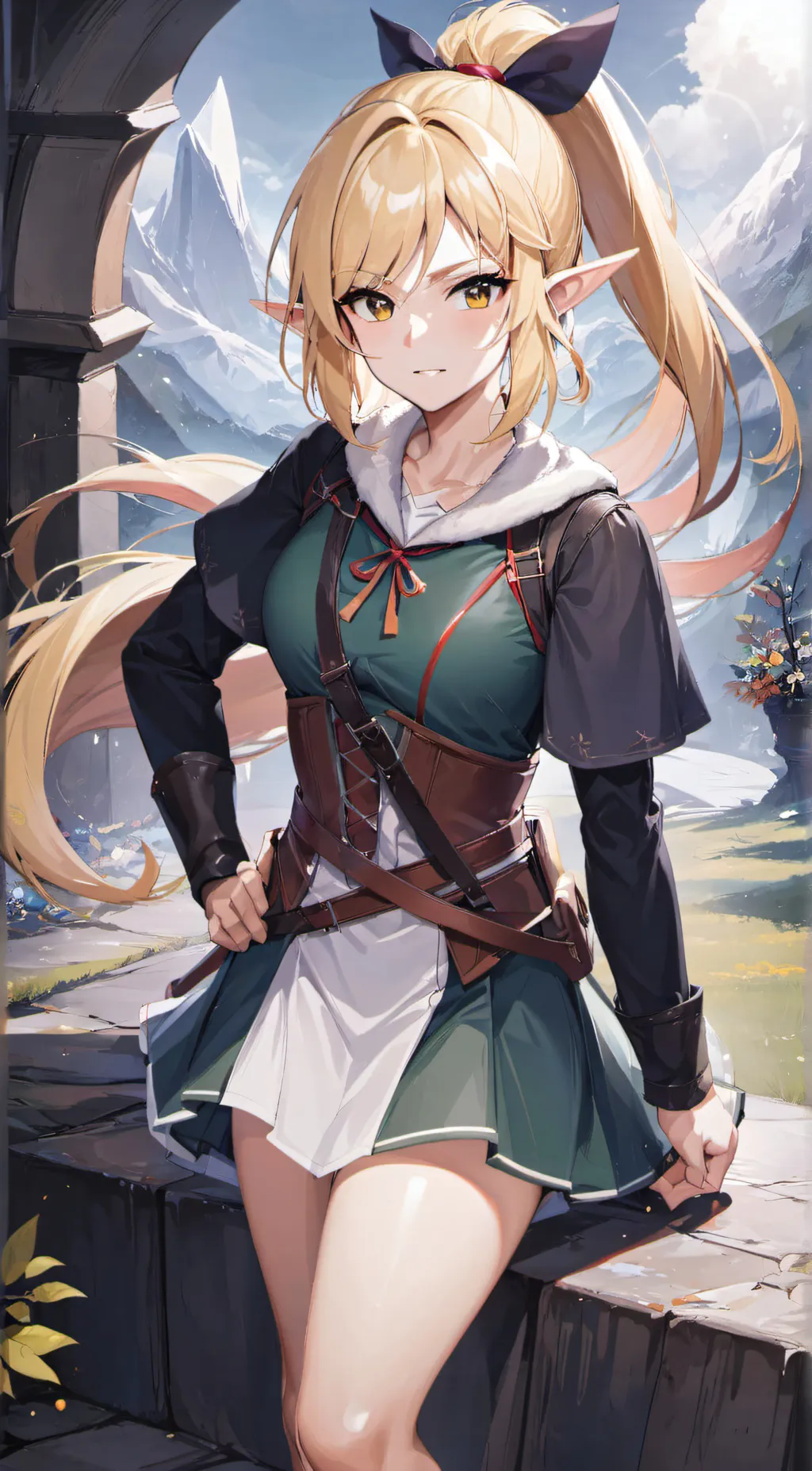 ai character: Elena  background