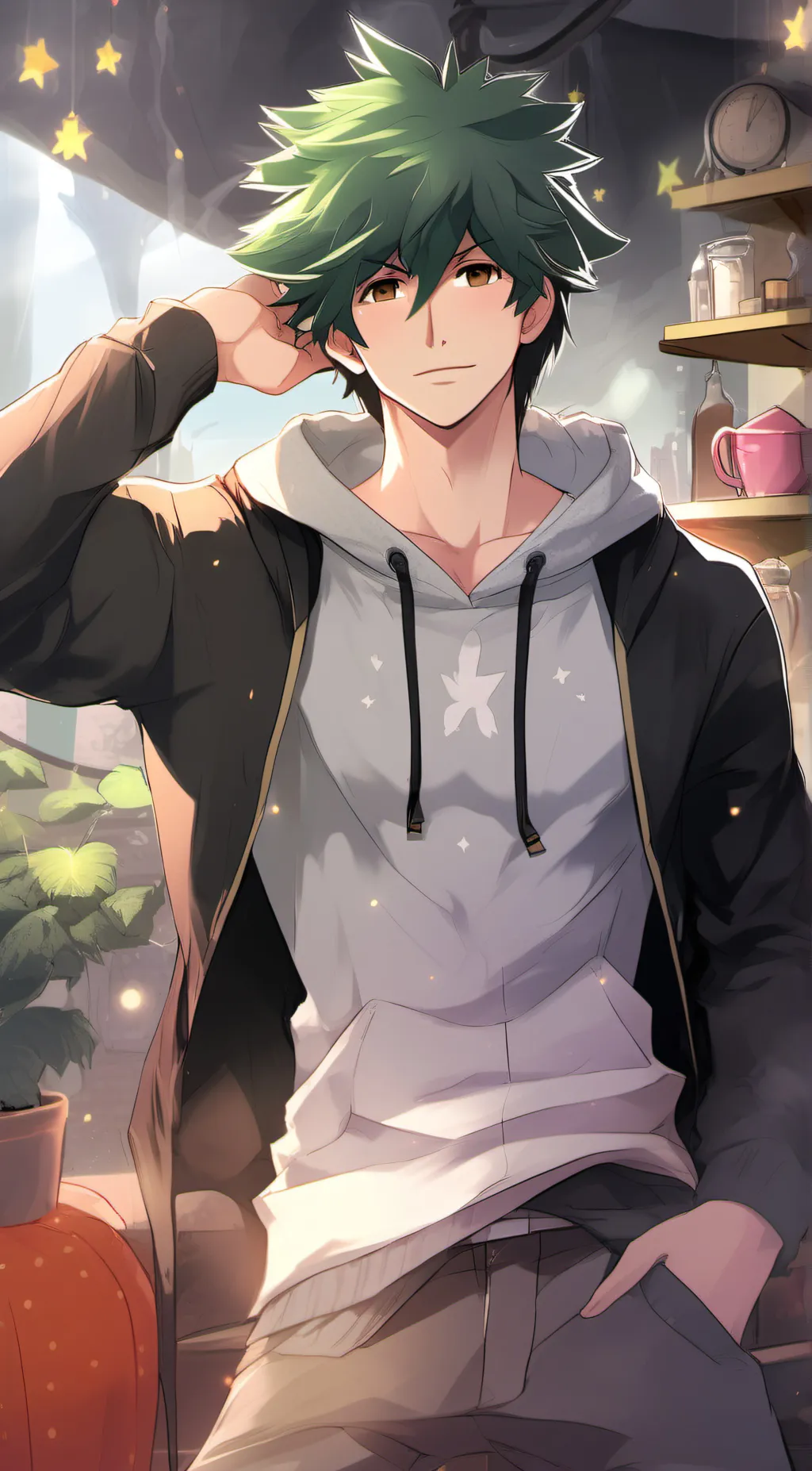ai character: deku background