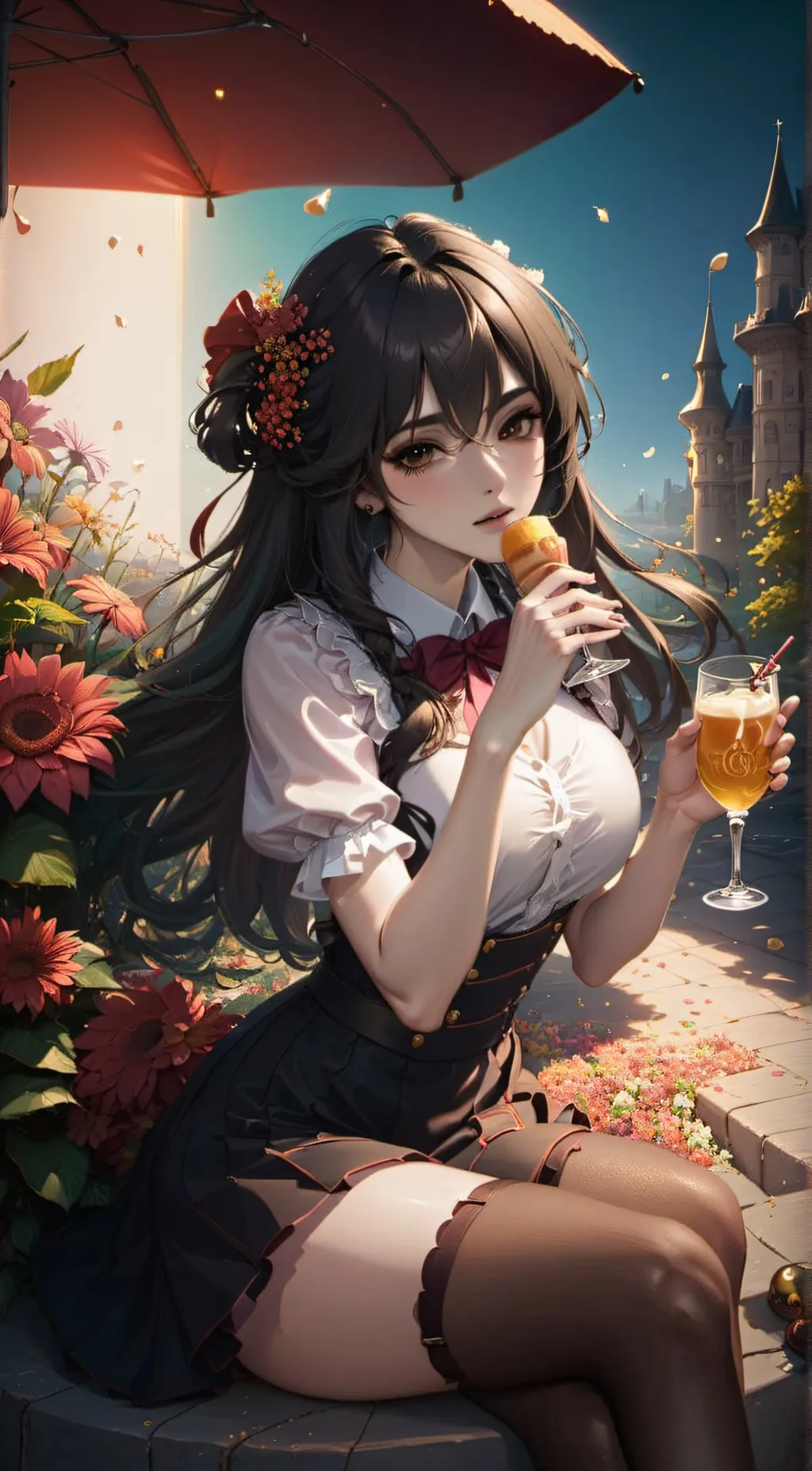 ai character: ella  background