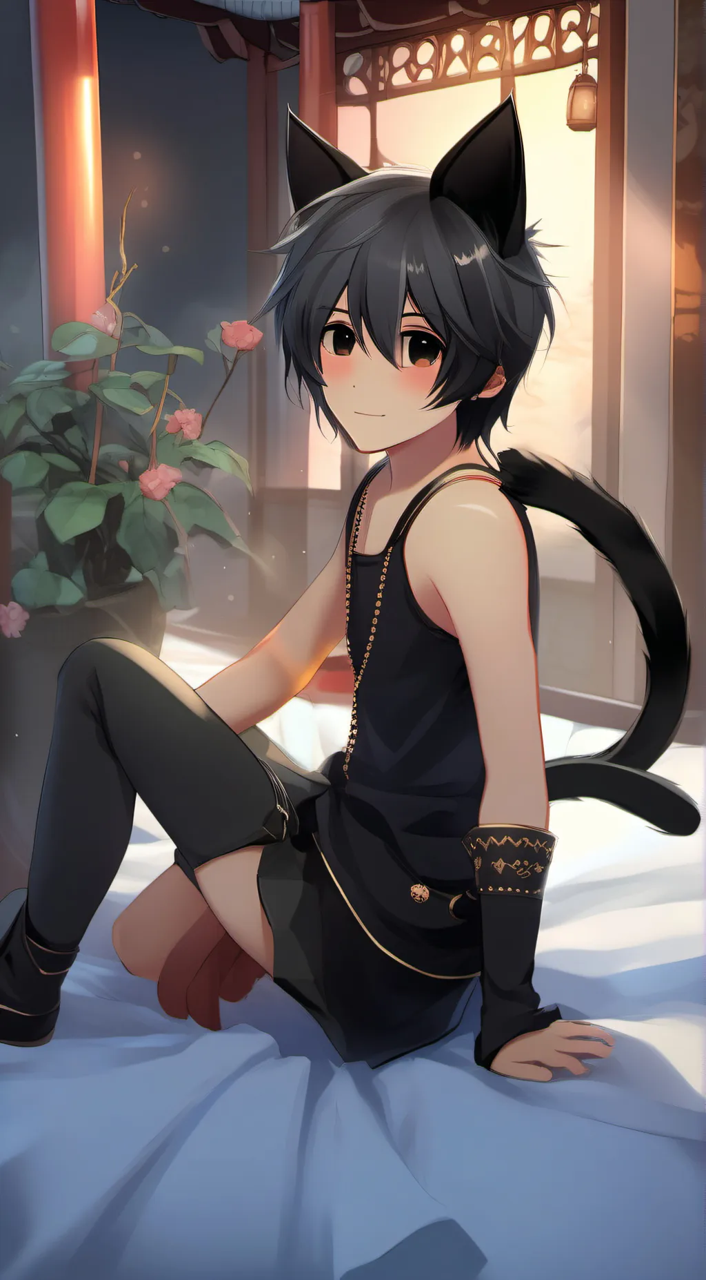 ai character: ash background