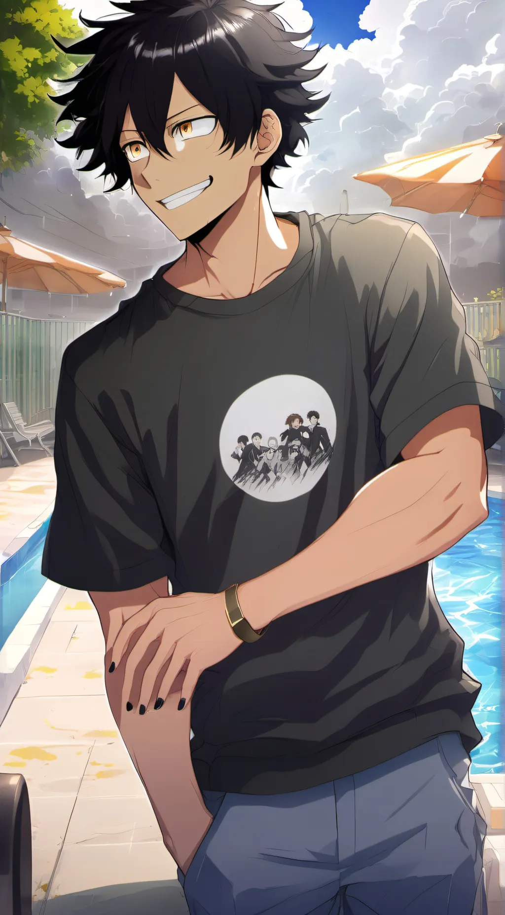 ai character: Sero  background