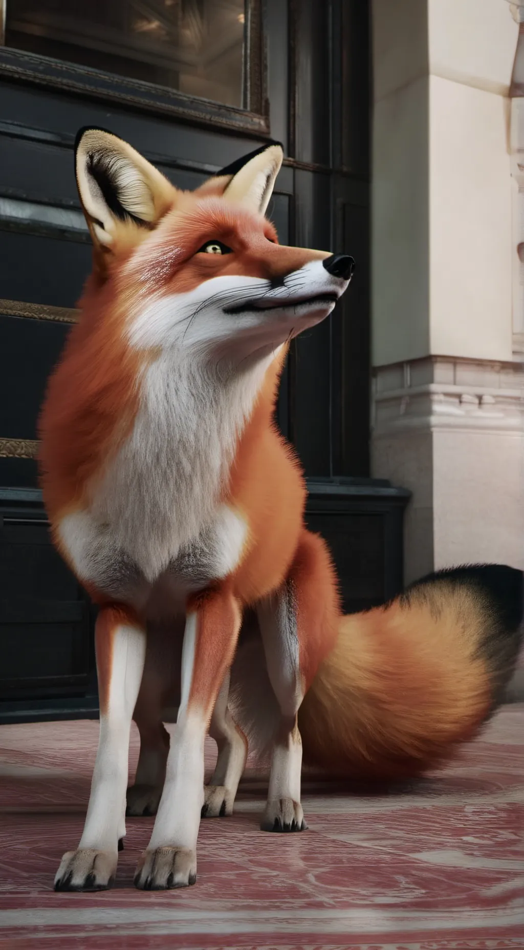 ai character: Fox background