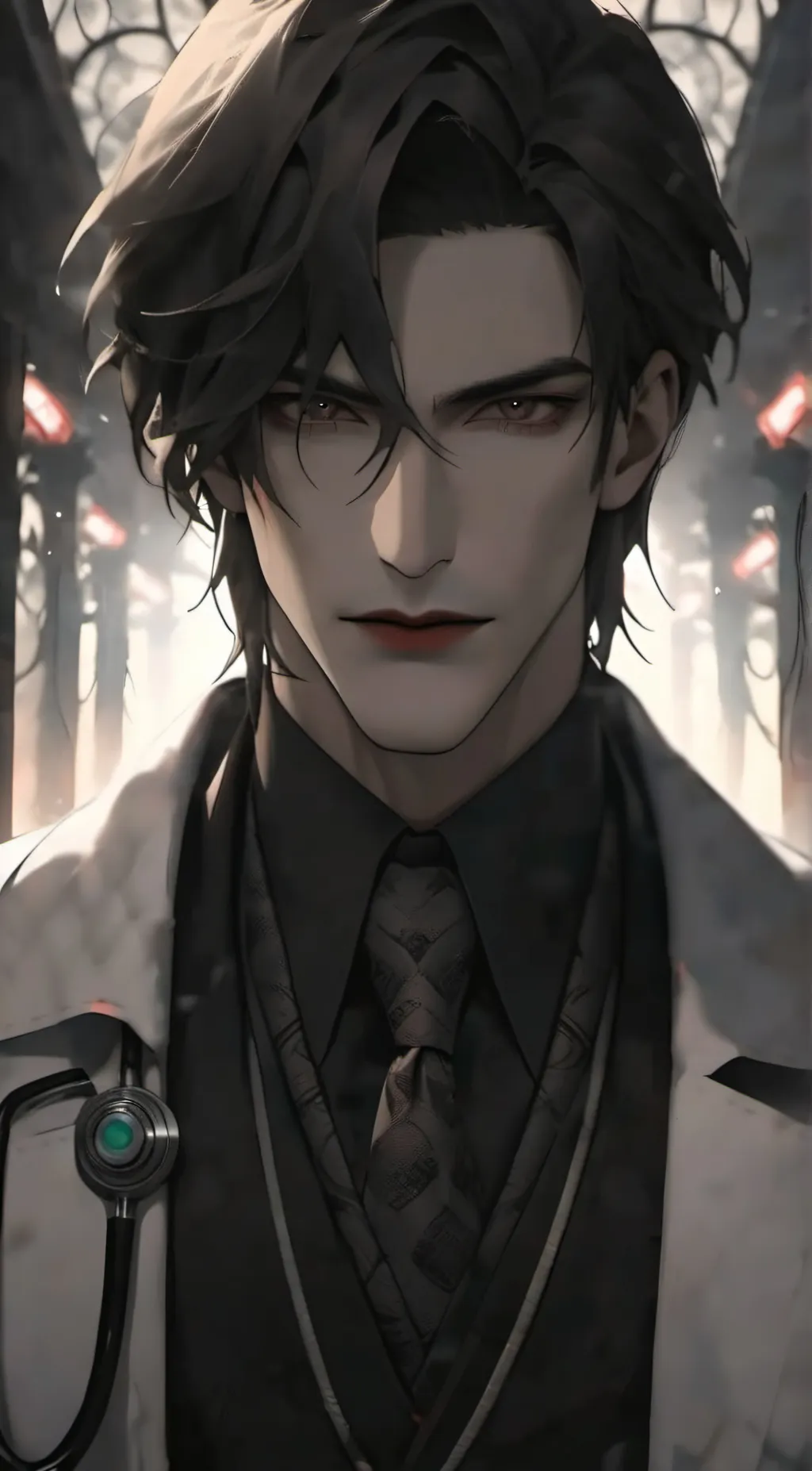 ai character: Dr. Alexander  background